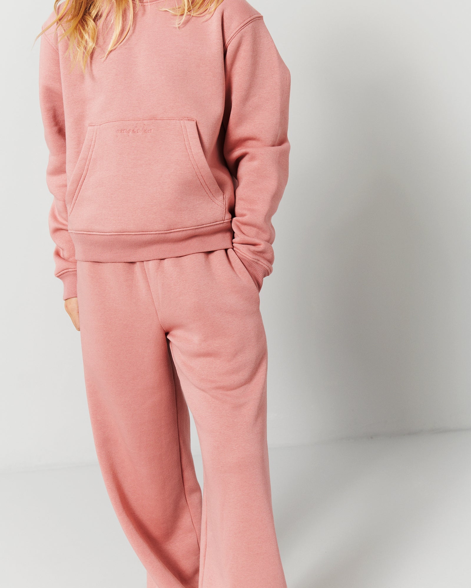 Jogger mit weitem Bein - Tweens - Dusty Rose