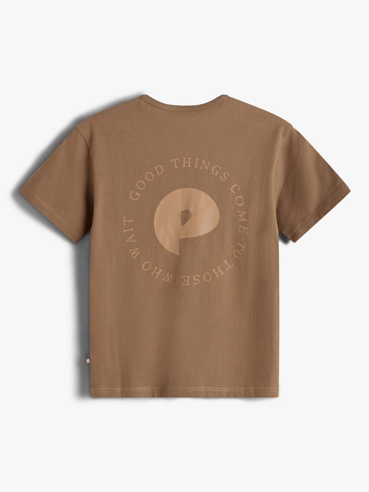 Kurzarm-T-Shirt mit Rückendruck - Tweens - Walnut