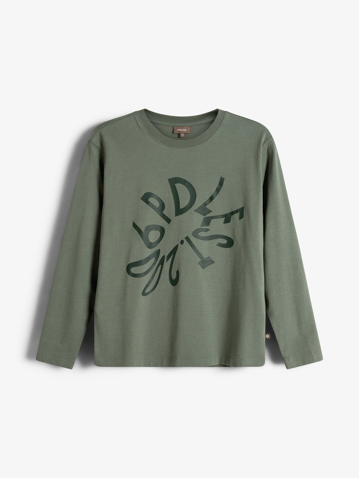 Warp Text Langarm-T-Shirt - Tweens - Green