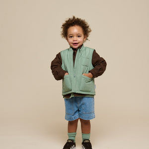 Thermo Tech Weste - Kids - Dusty Green | 101116 Athur