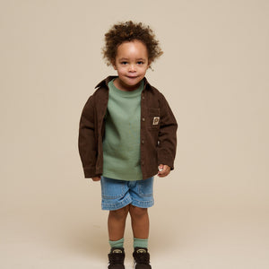 Twill-Über Hemd - Kids - Chocolate | 100610 Carter