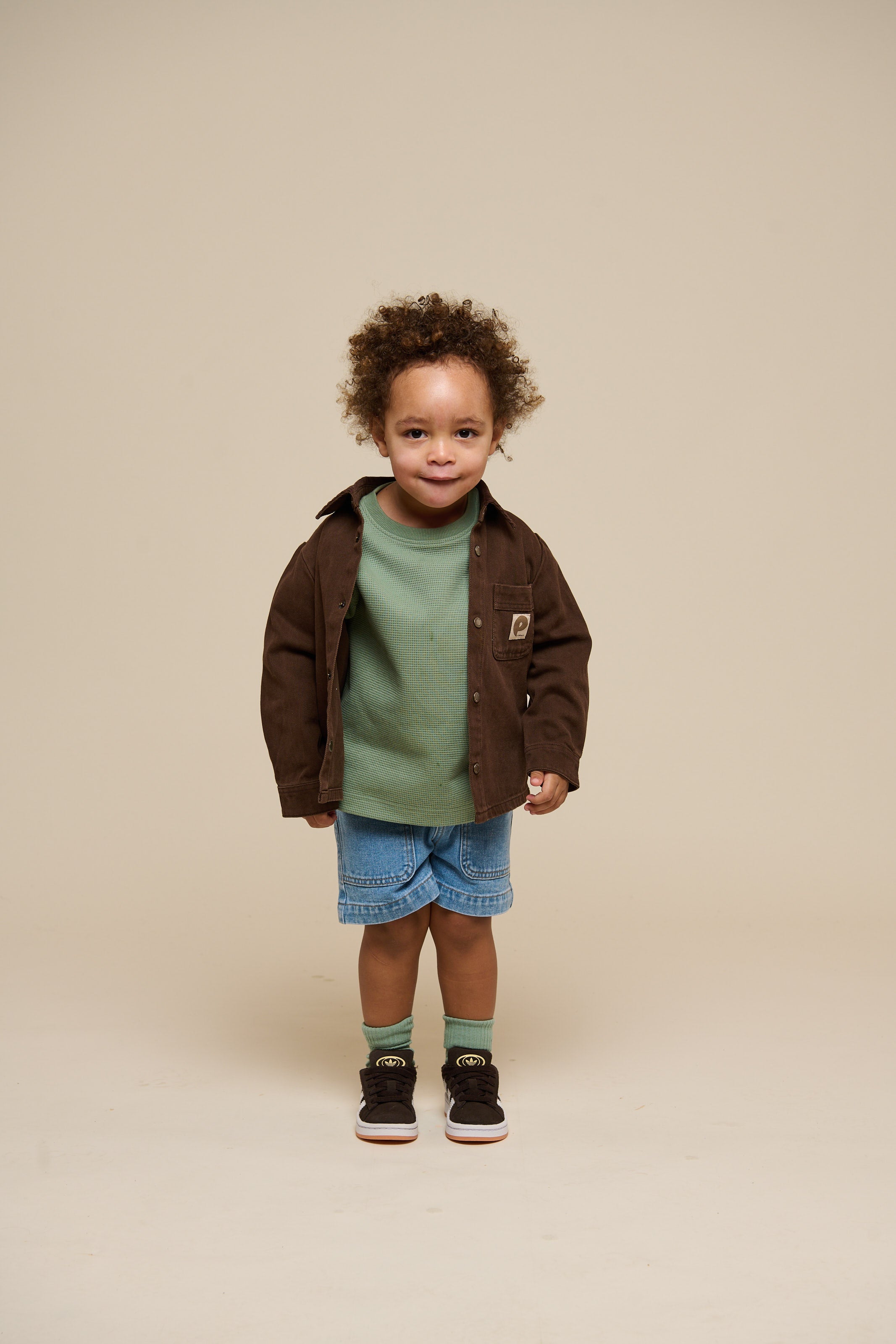 Twill-Über Hemd - Kids - Chocolate | 100610 Carter