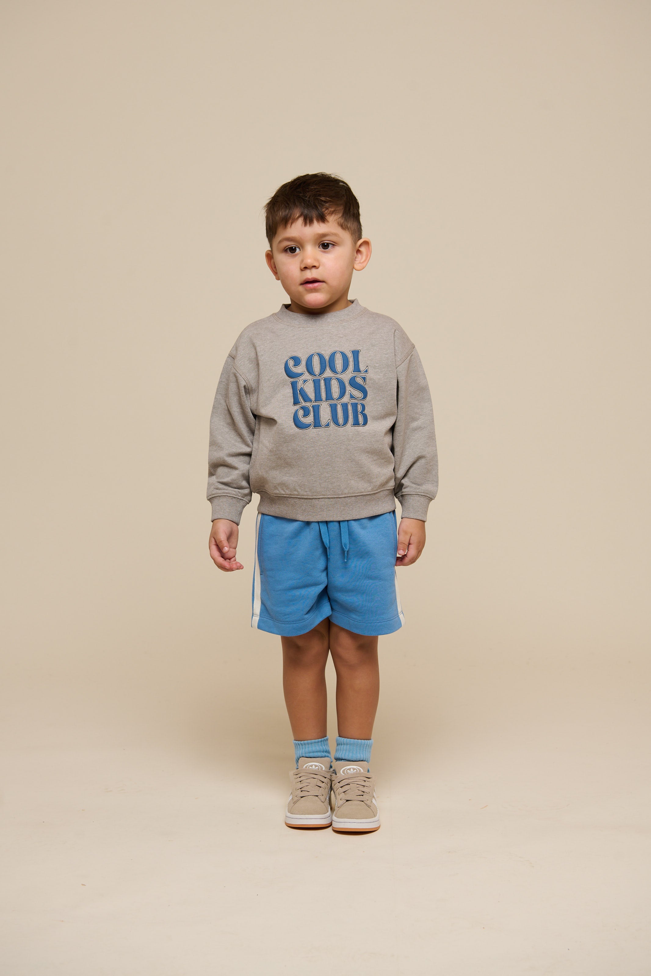 Crewneck-Sweatshirt - Kids - Grey melange | 101161 Nathan