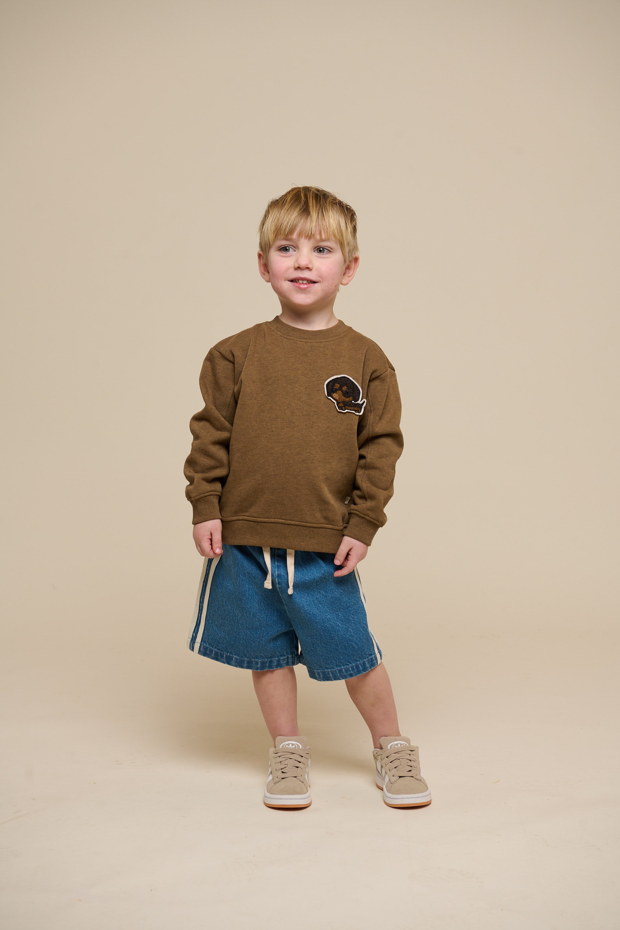 Baggy Denim Shorts mit Band - Kids - Blue Denim | 101142 Callum