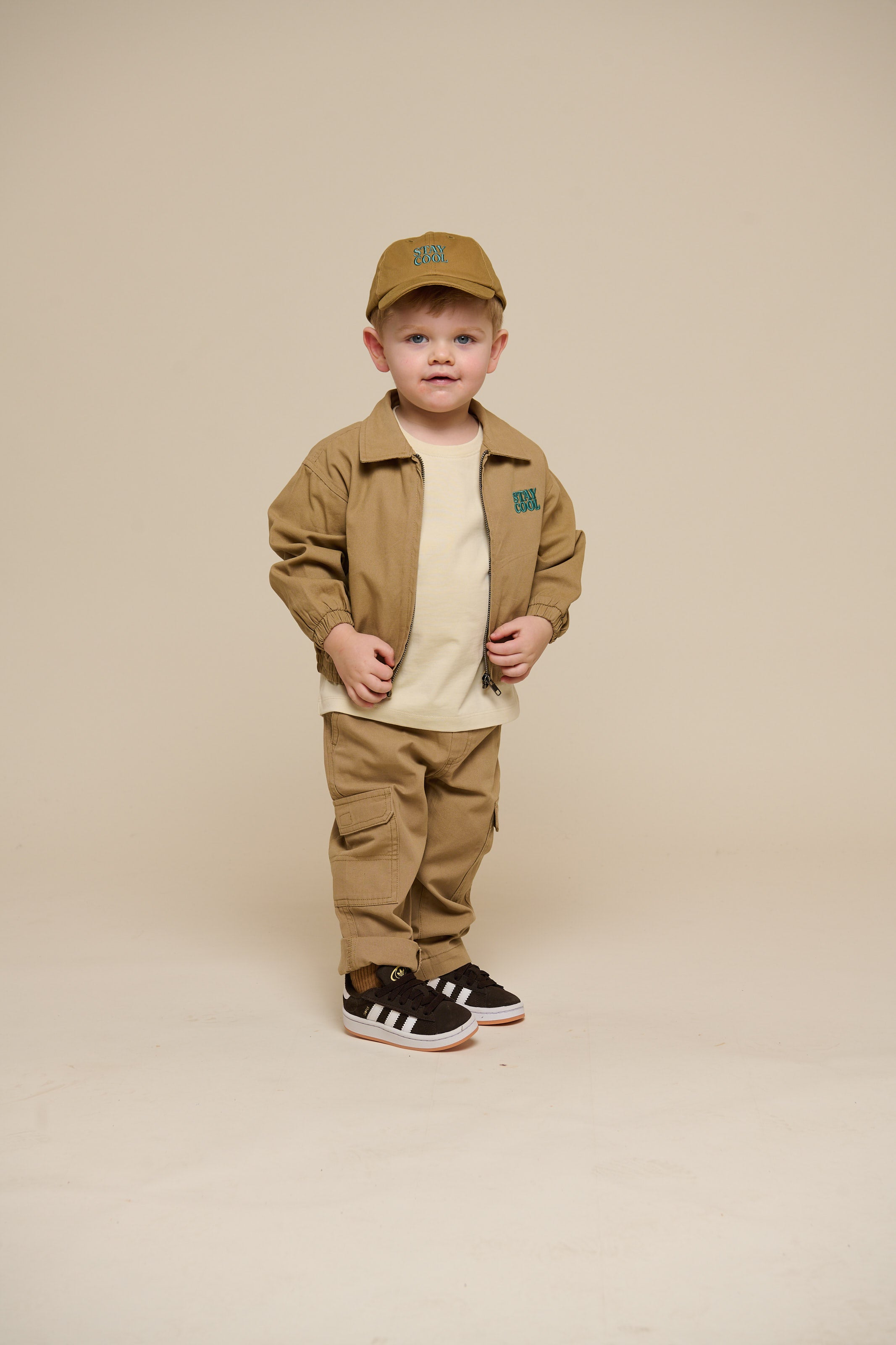 Canvas-Bomberjacke - Kids - Khaki | 101136 Isack