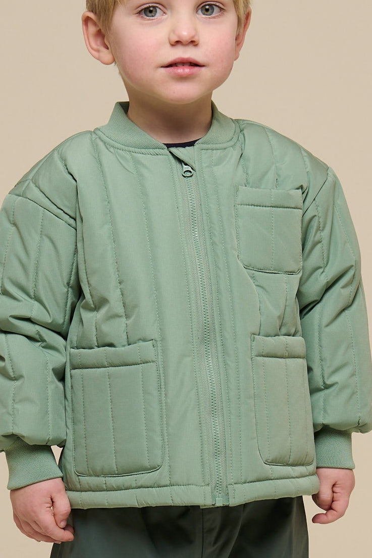 Thermo-Tech-Jacke - Kids - Dusty Green | 101112 Athur