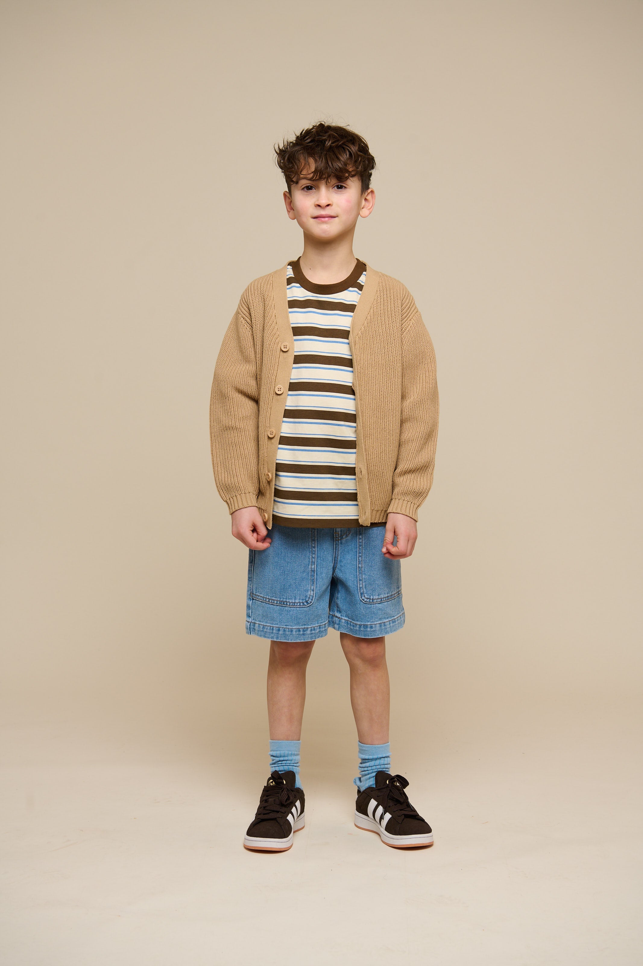 Brioche-Strickjacke - Tween - Beige | 101246 Clark