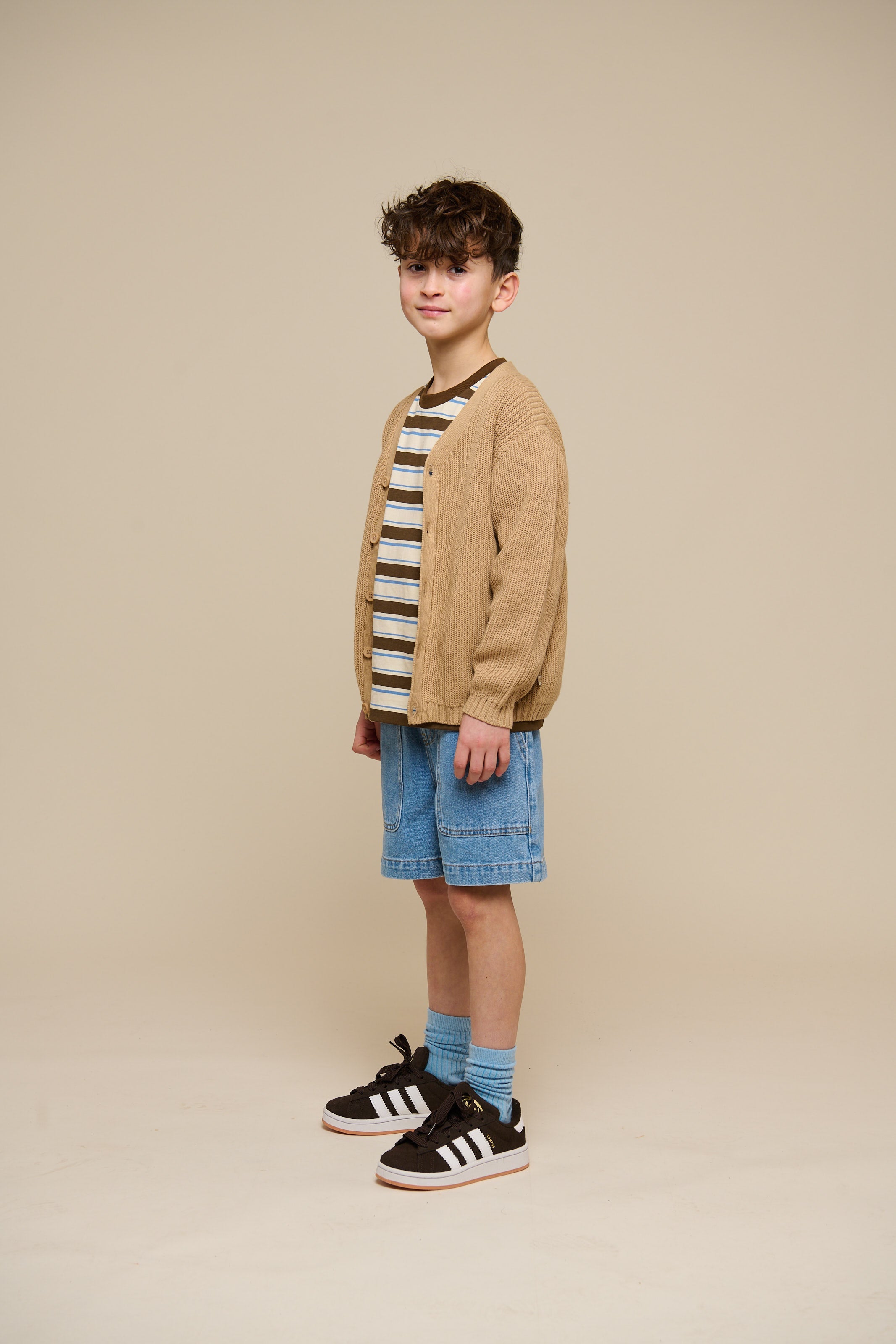 Brioche-Strickjacke - Tween - Beige | 101246 Clark