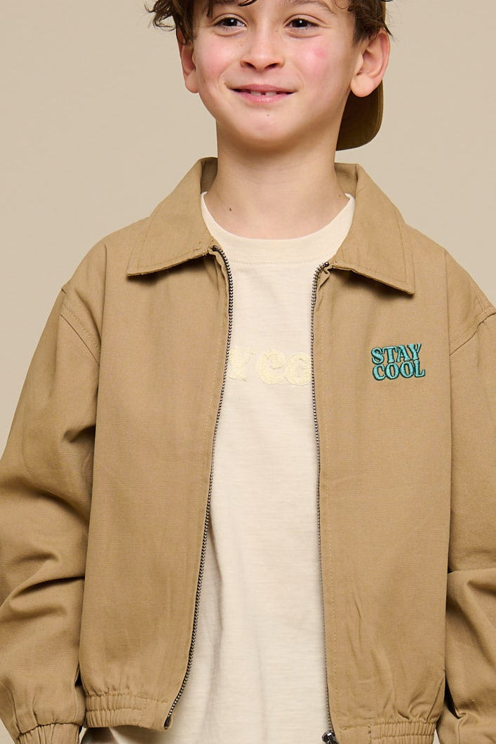Canvas Bomberjacke - Tween - Khaki | 101137 Isack