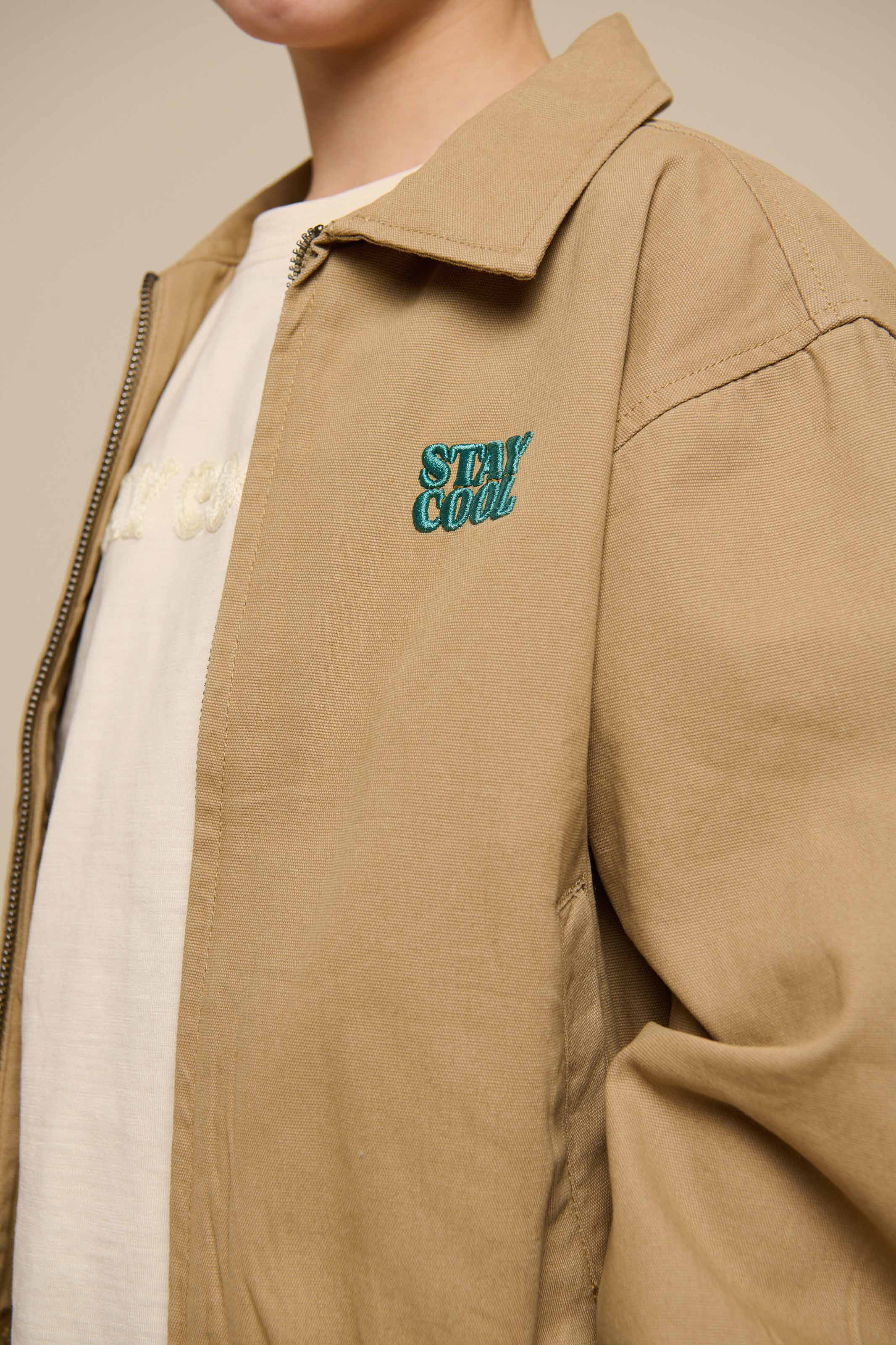 Canvas Bomberjacke - Tween - Khaki | 101137 Isack