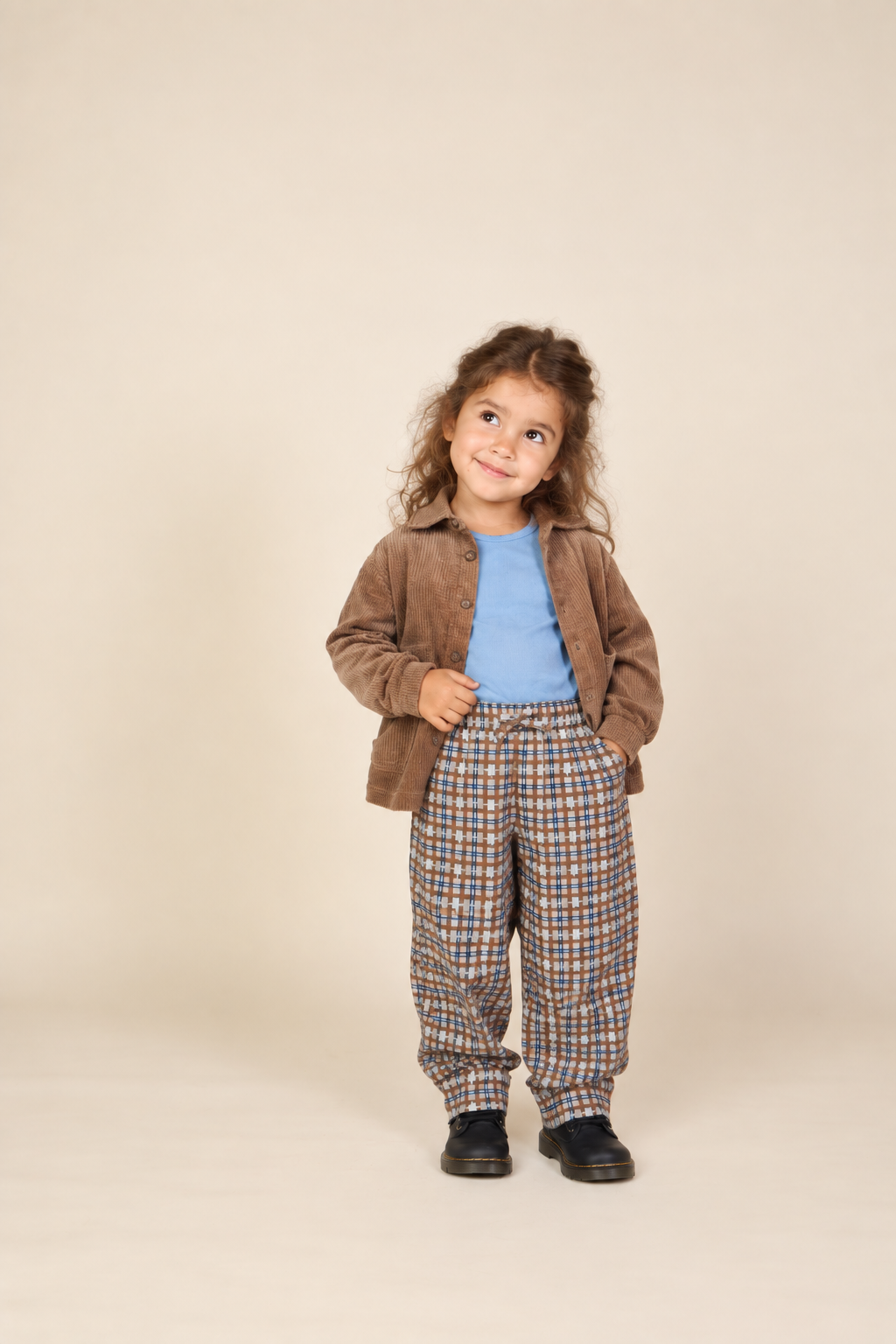 Karierte Baumwollhose Kids - Blue | 101491 Penny