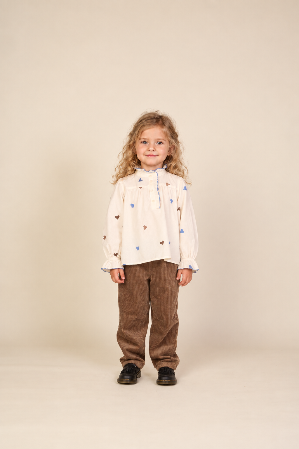 Baggy-Cordhose Kids - Brown | 101677 Greta