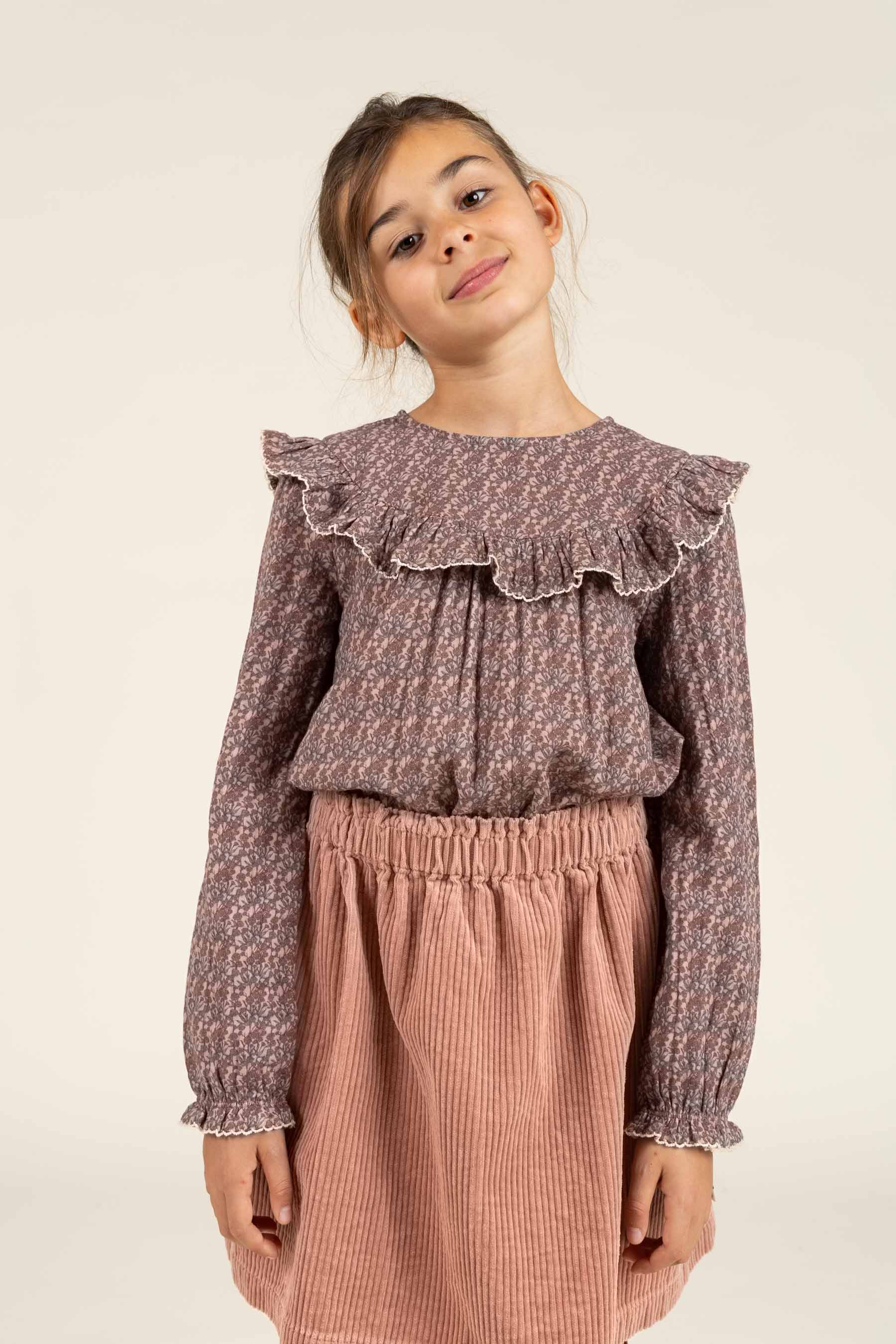 Breit-Cord Rock - Tween - Rose | 100623 Margot