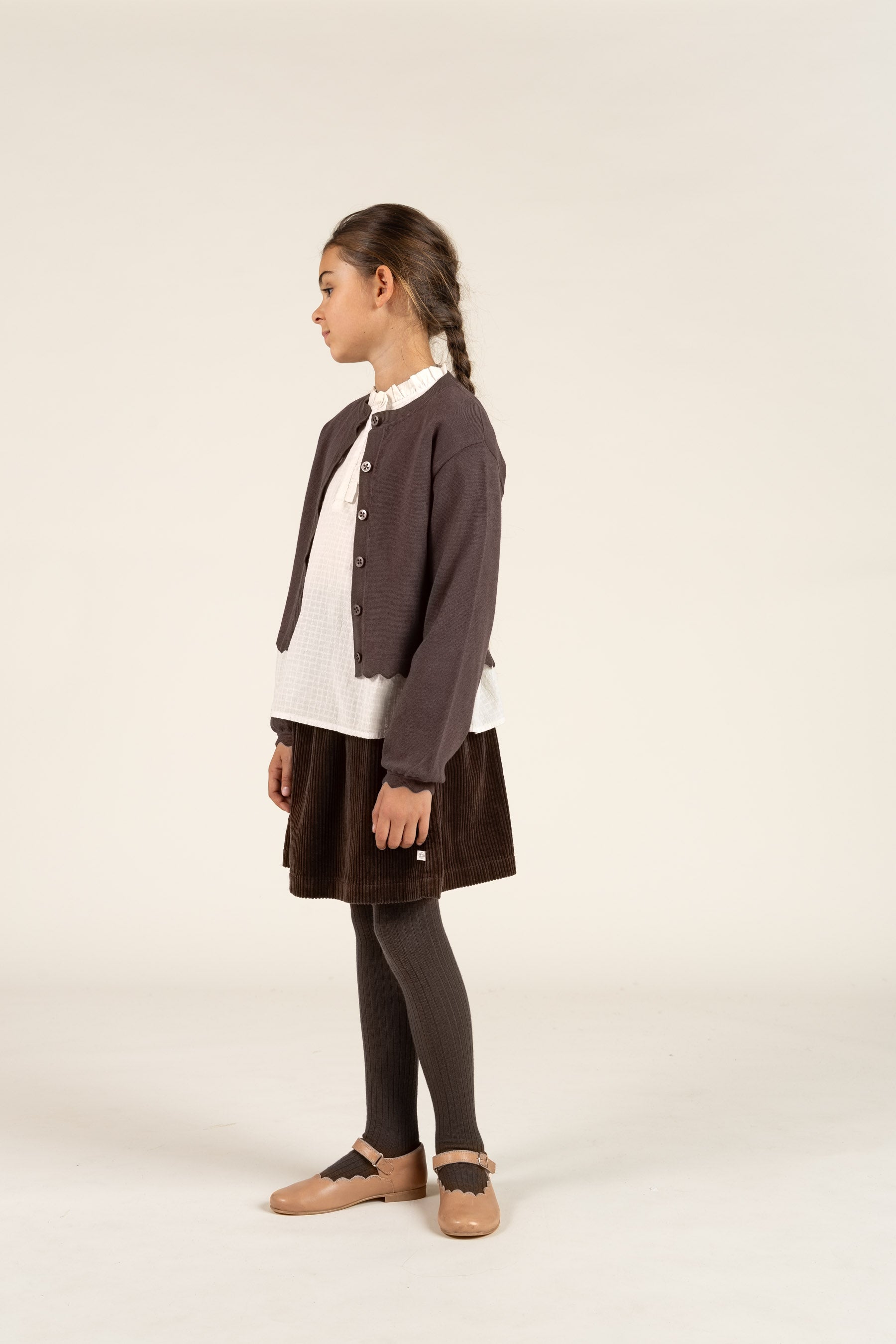 Breit-Cord Rock - Tween - Chocolate | 100625 Margot