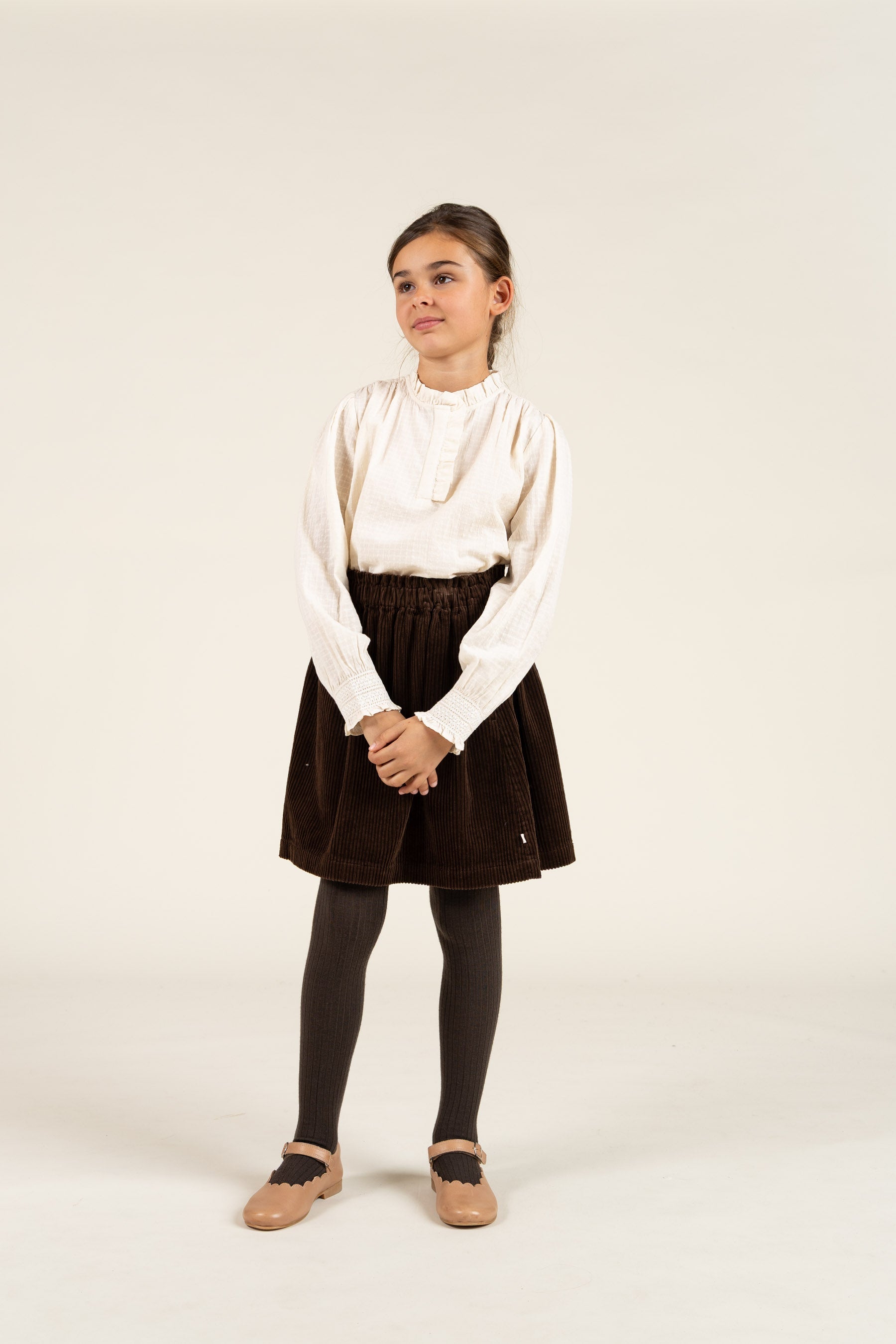 Breit-Cord Rock - Tween - Chocolate | 100625 Margot