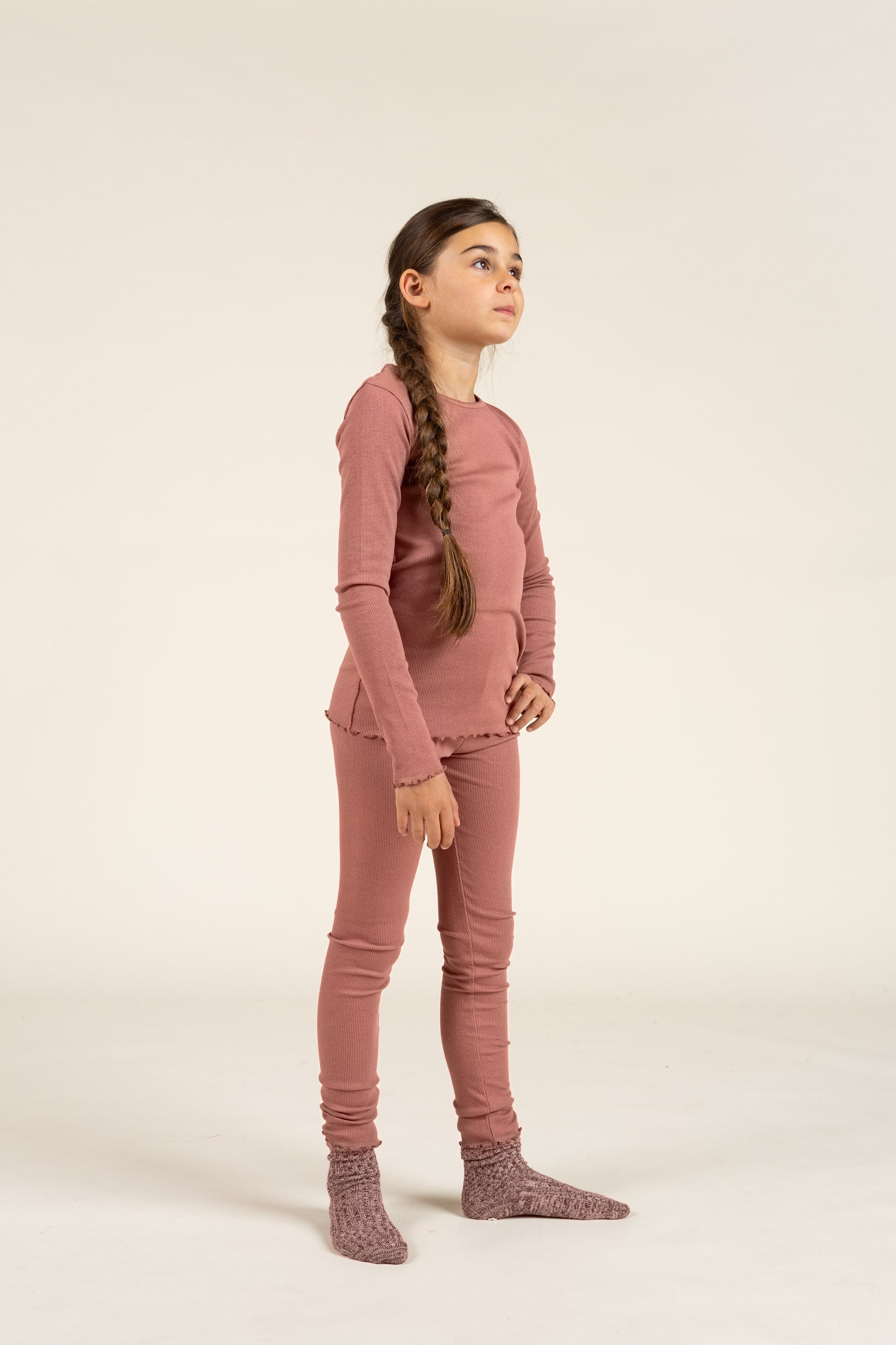 Leggings aus Modalripp - Tween - Old Rose | 100587 Mia
