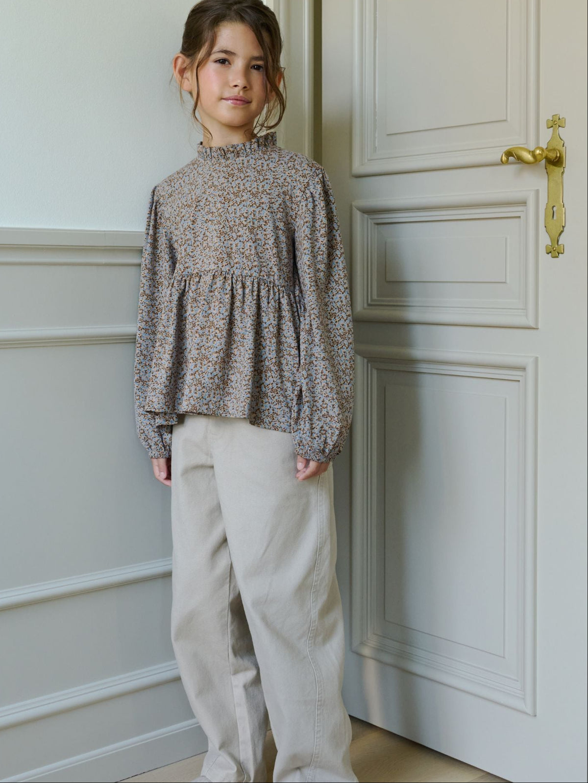 Baggy-Hose aus Canvas Tween - Light Beige | 101530 Jenna