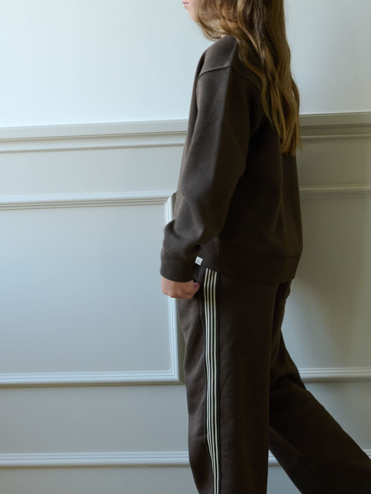 Jogginghose mit Seitenstreifen Tween - Dark Brown | 101631 Zoe