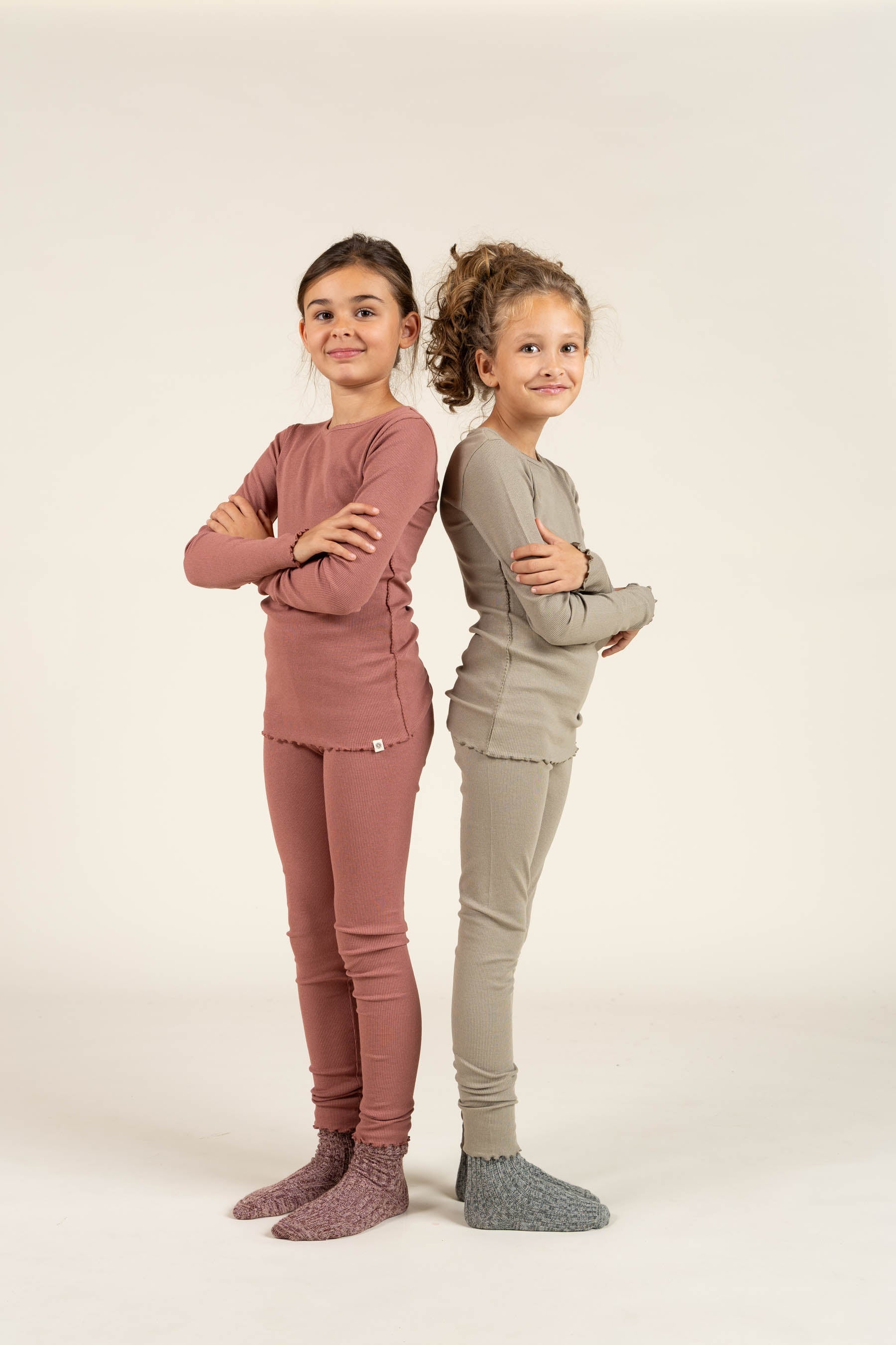 Leggings aus Modalripp - Tween - Old Rose | 100587 Mia