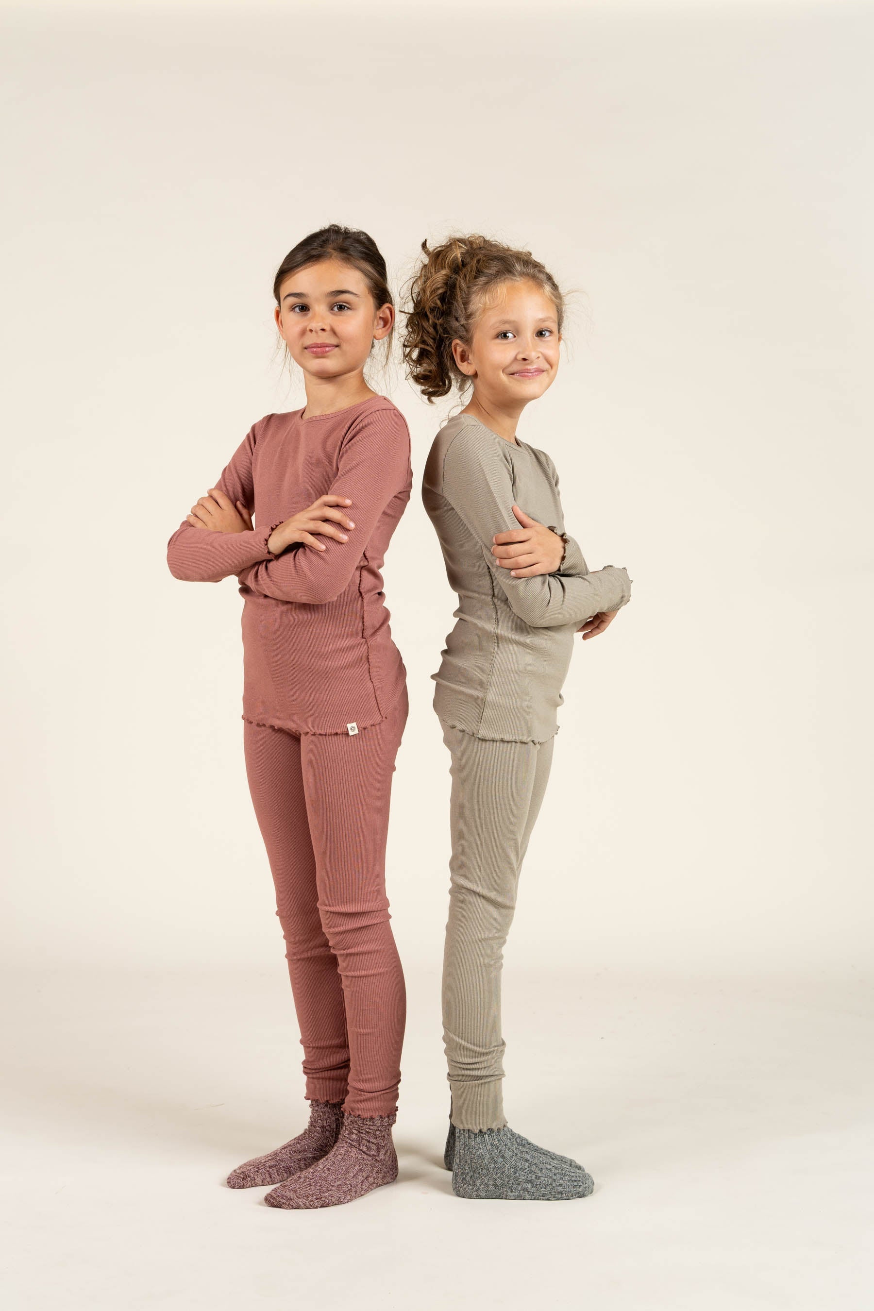 Leggings aus Modalripp - Tween - Dusty Green | 100591 Mia