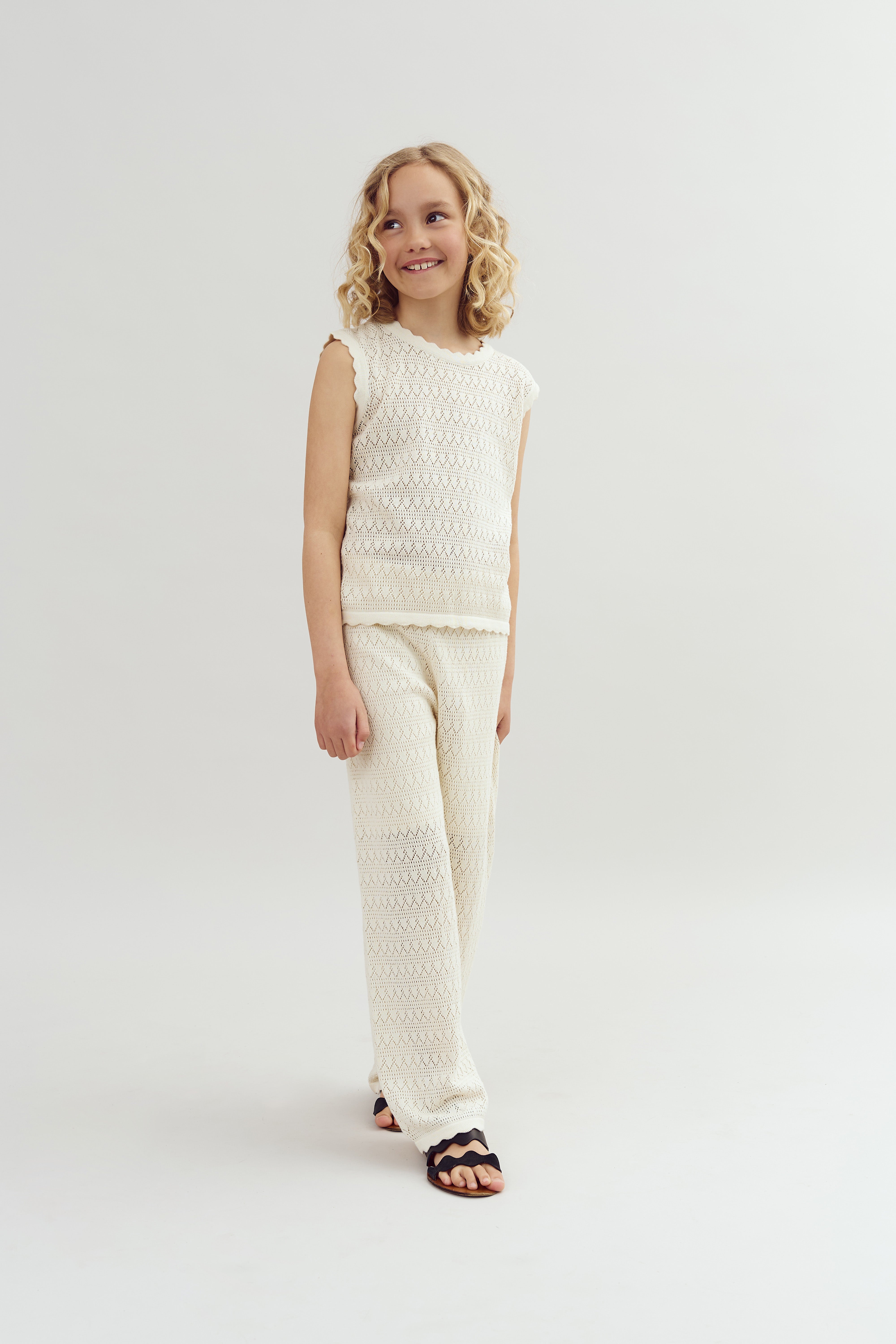 Strickhose - Tween - Off White | 100284 Vivi