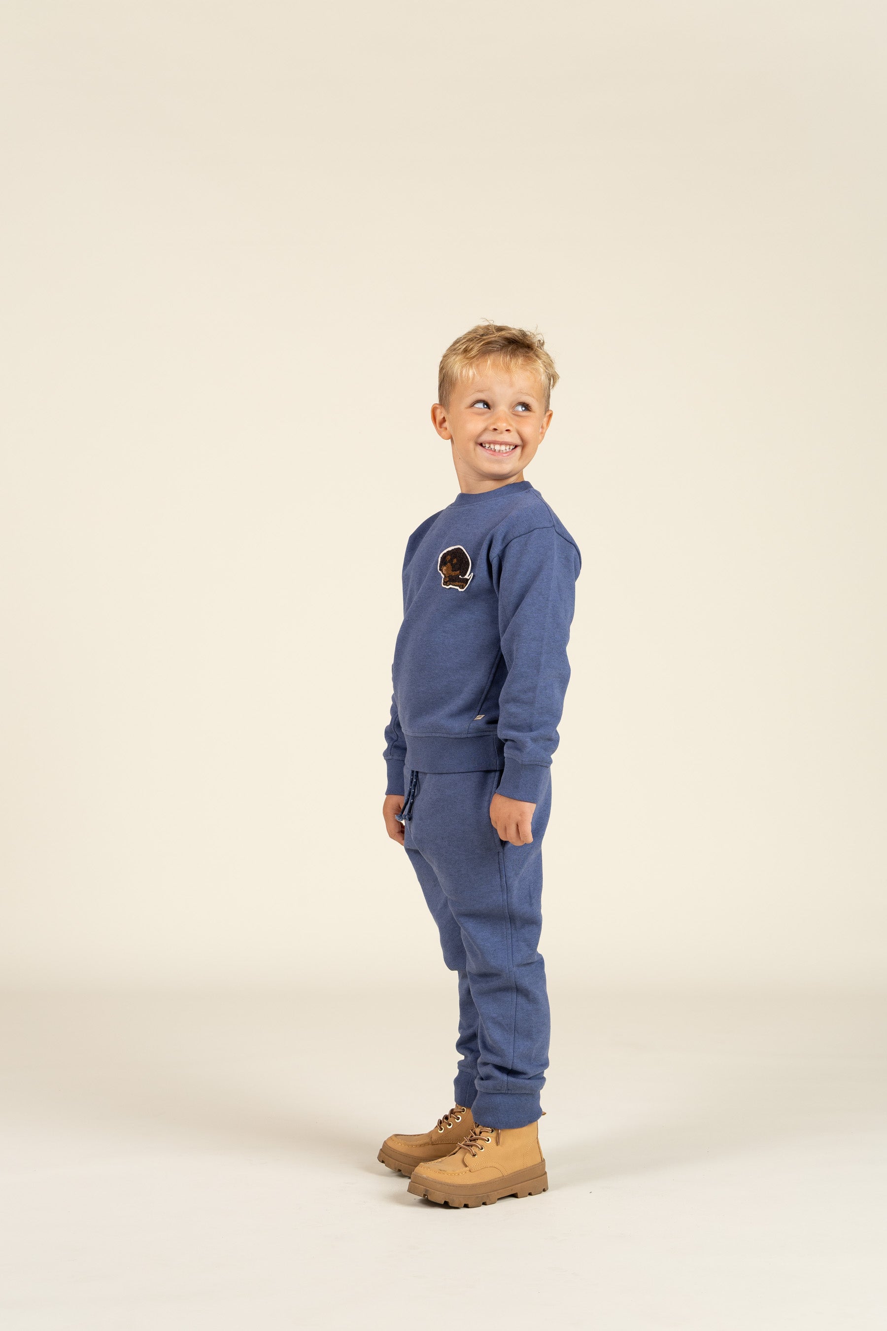 Sweat Hose - Kids - Indigo Blue Melange | 100894 Justin