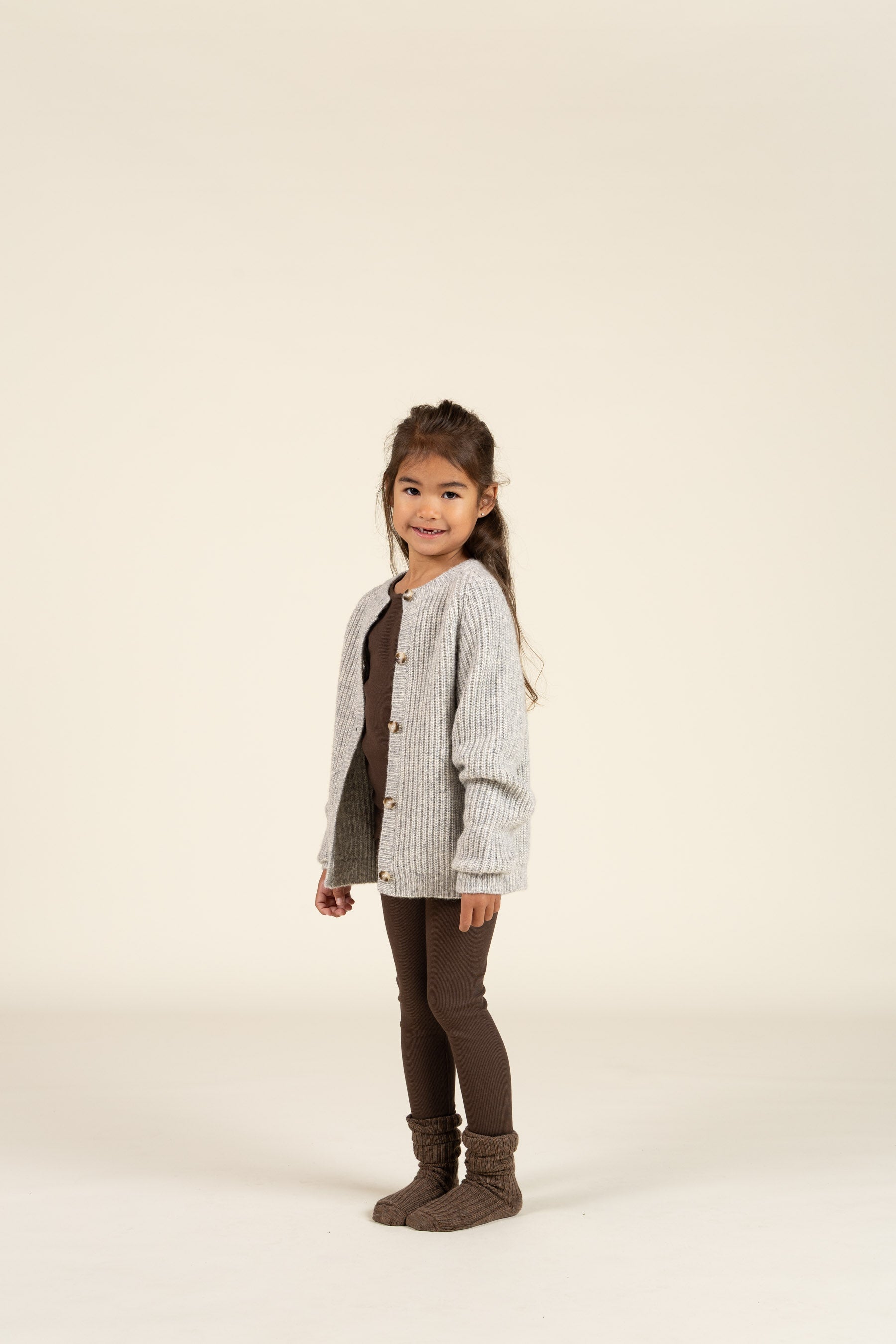Leggings aus Modalripp - Kids - Chocolate | 100584 Mia