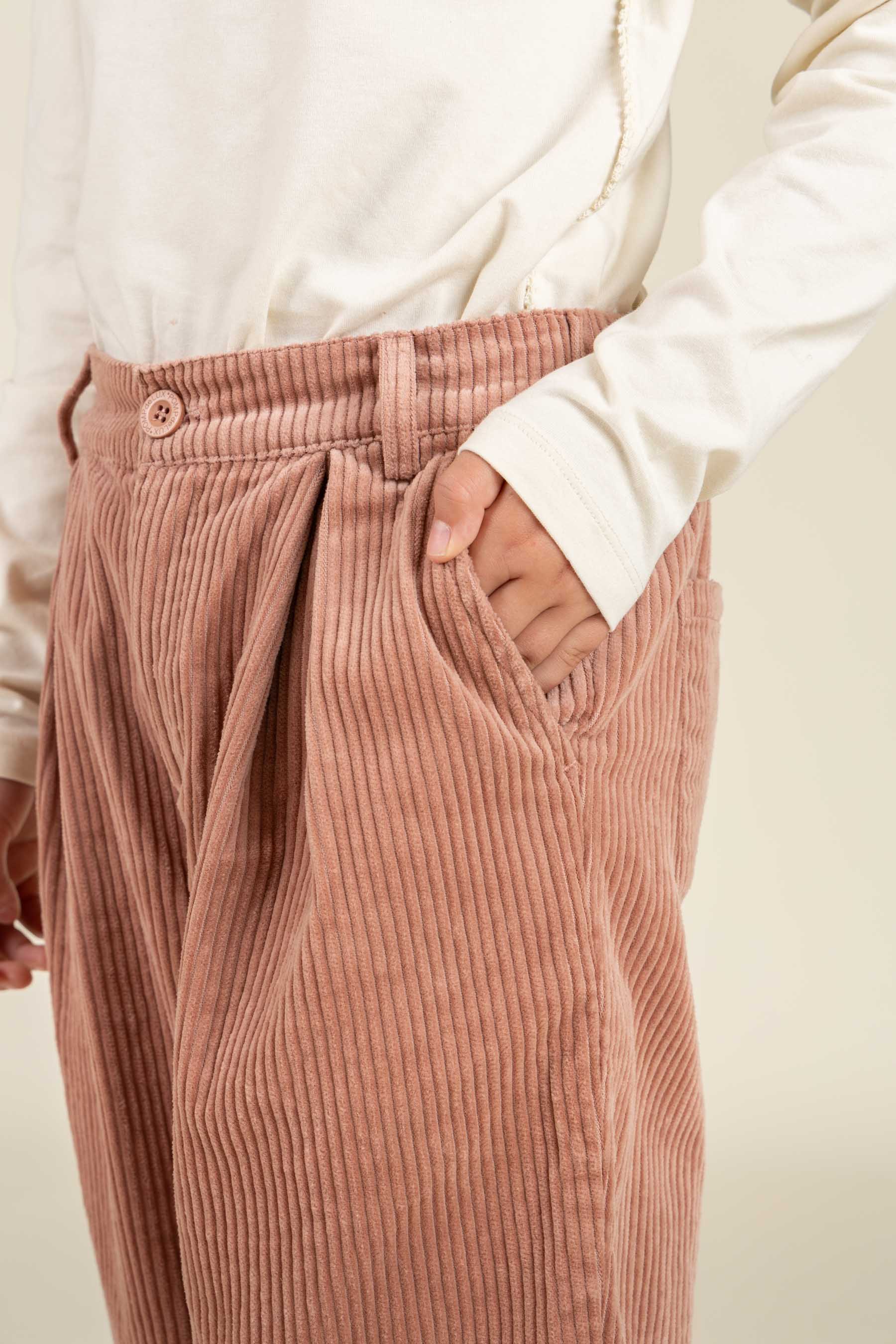 Breit-Cordhose - Tween - Rose | 100618 Margot