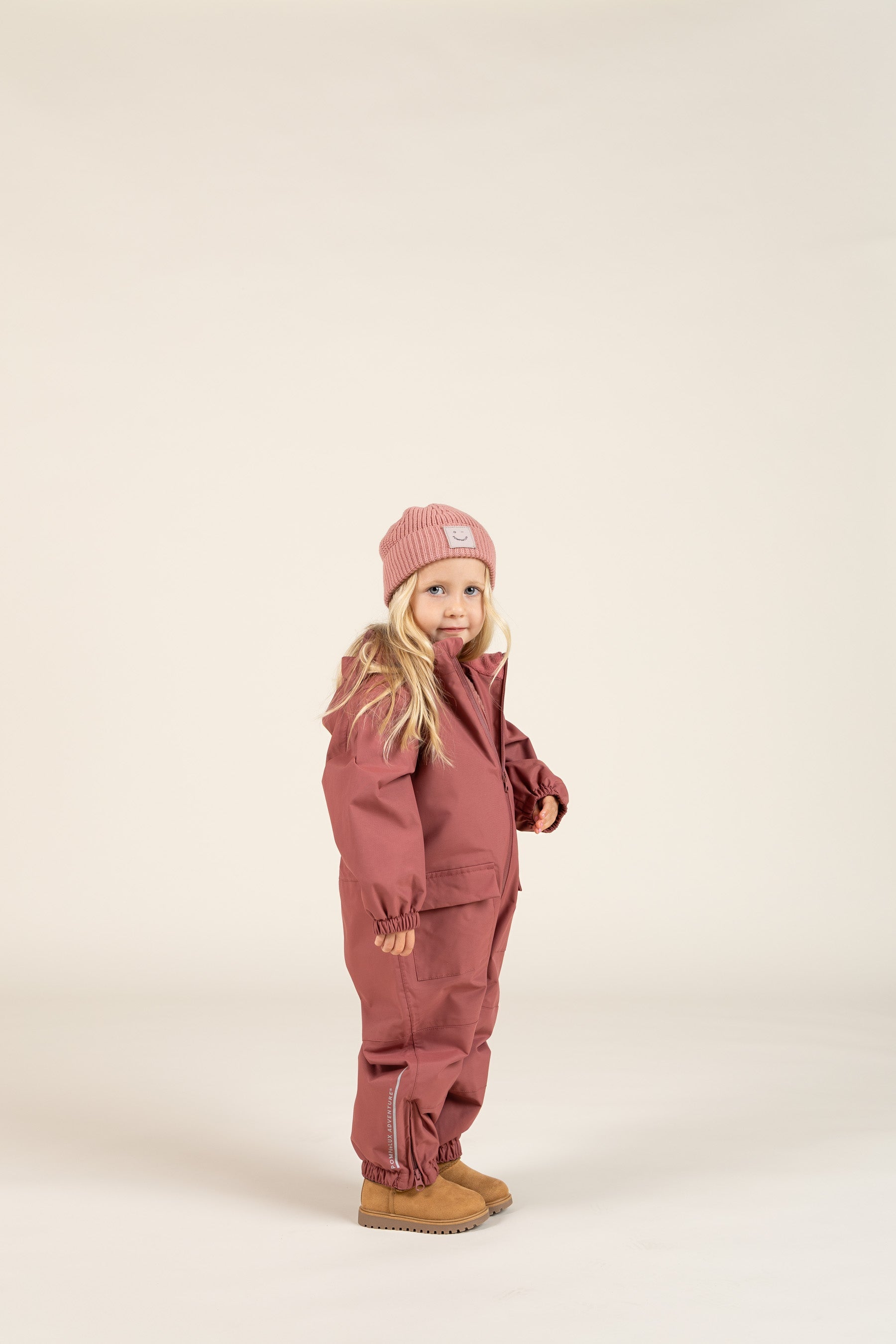 Rippenstrick-Mütze - Kids - Dusty Rose