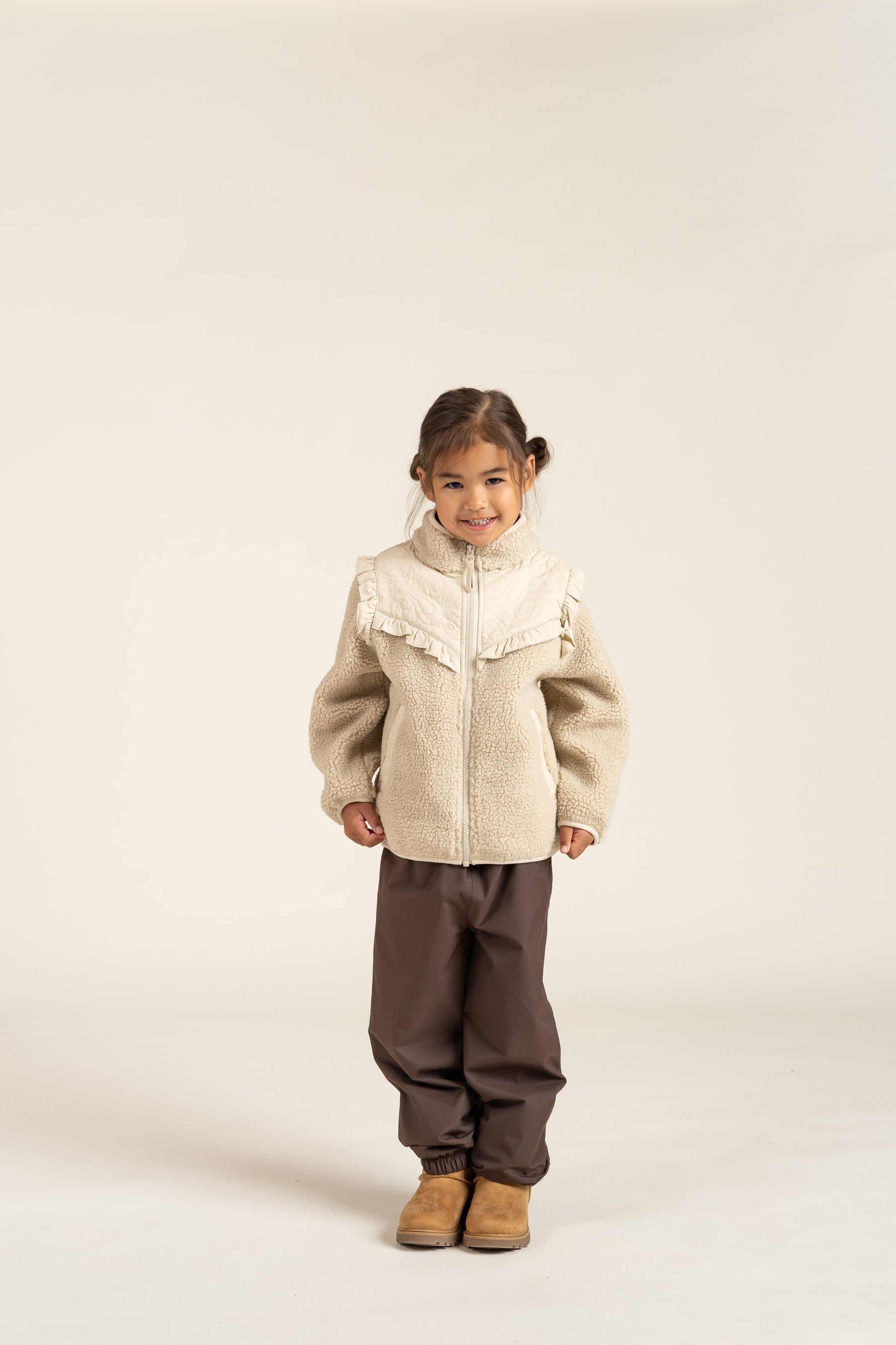 Teddyjacke mit Reißverschluss und Rüschen - Kids - Nature | 100638 Madison
