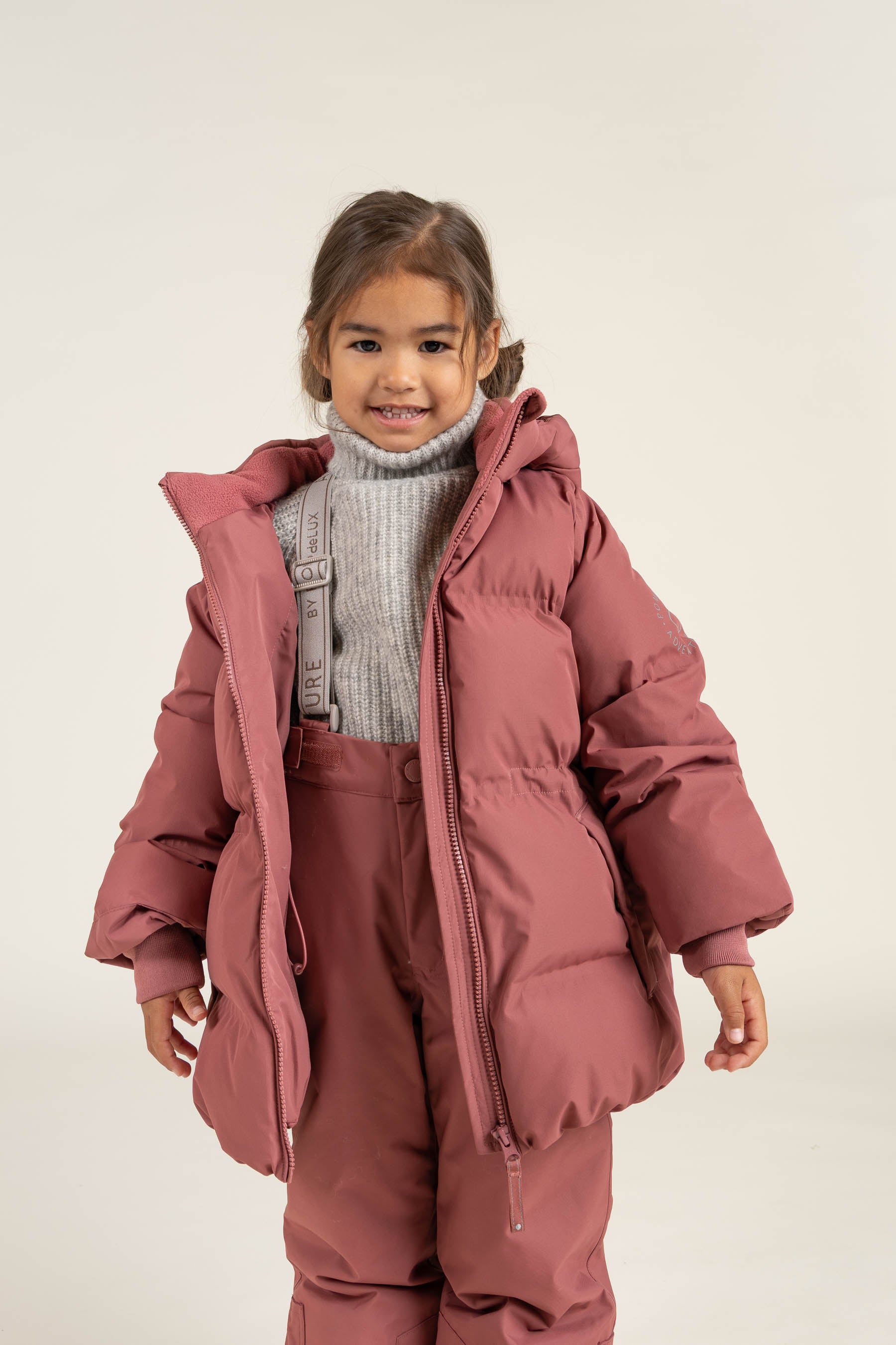 Winterjacke mit Kordelzug - Kids - Vintage Red | 100534 Elenor