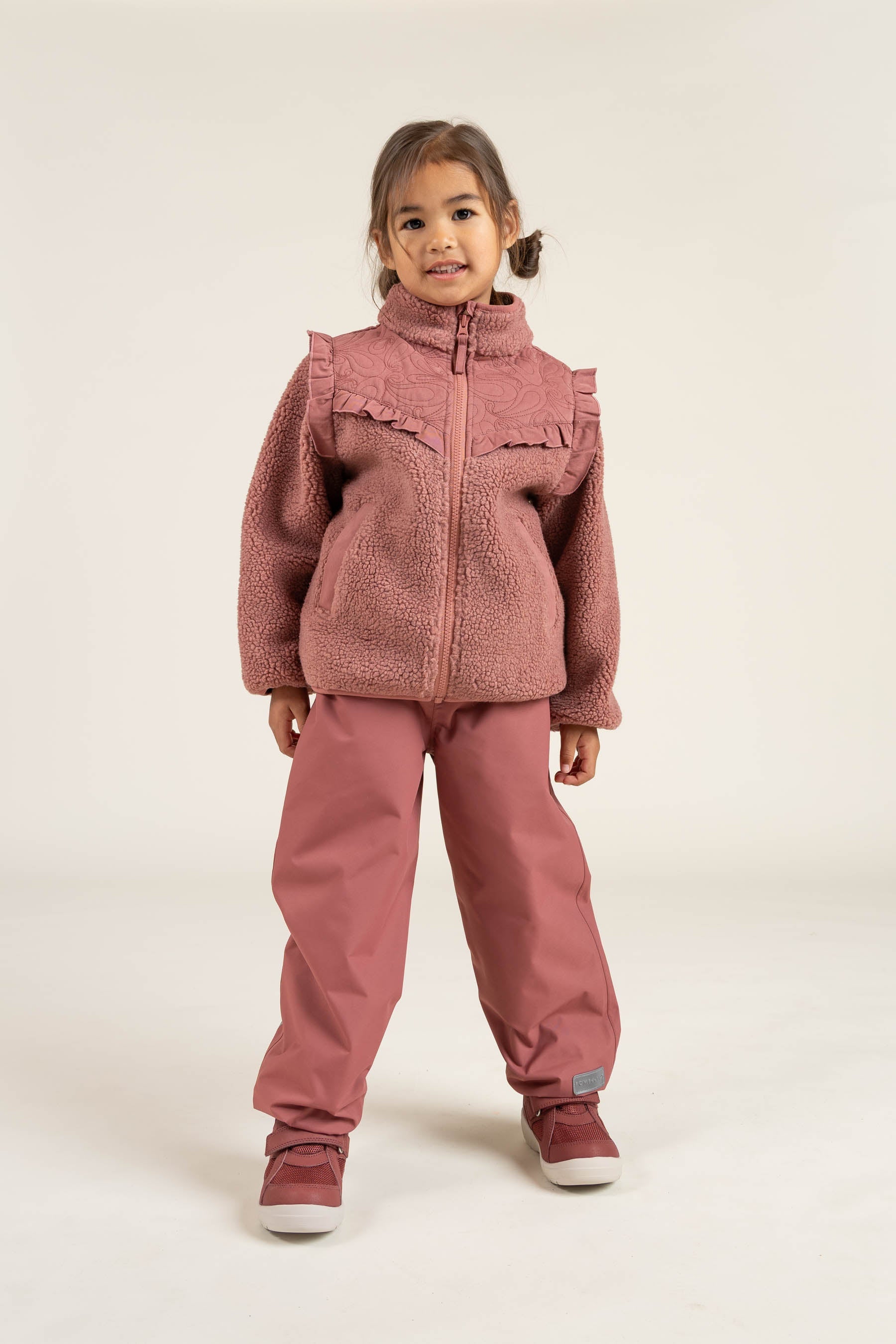 Teddyjacke mit Reißverschluss und Rüschen - Kids - Old Rose | 100636 Madison