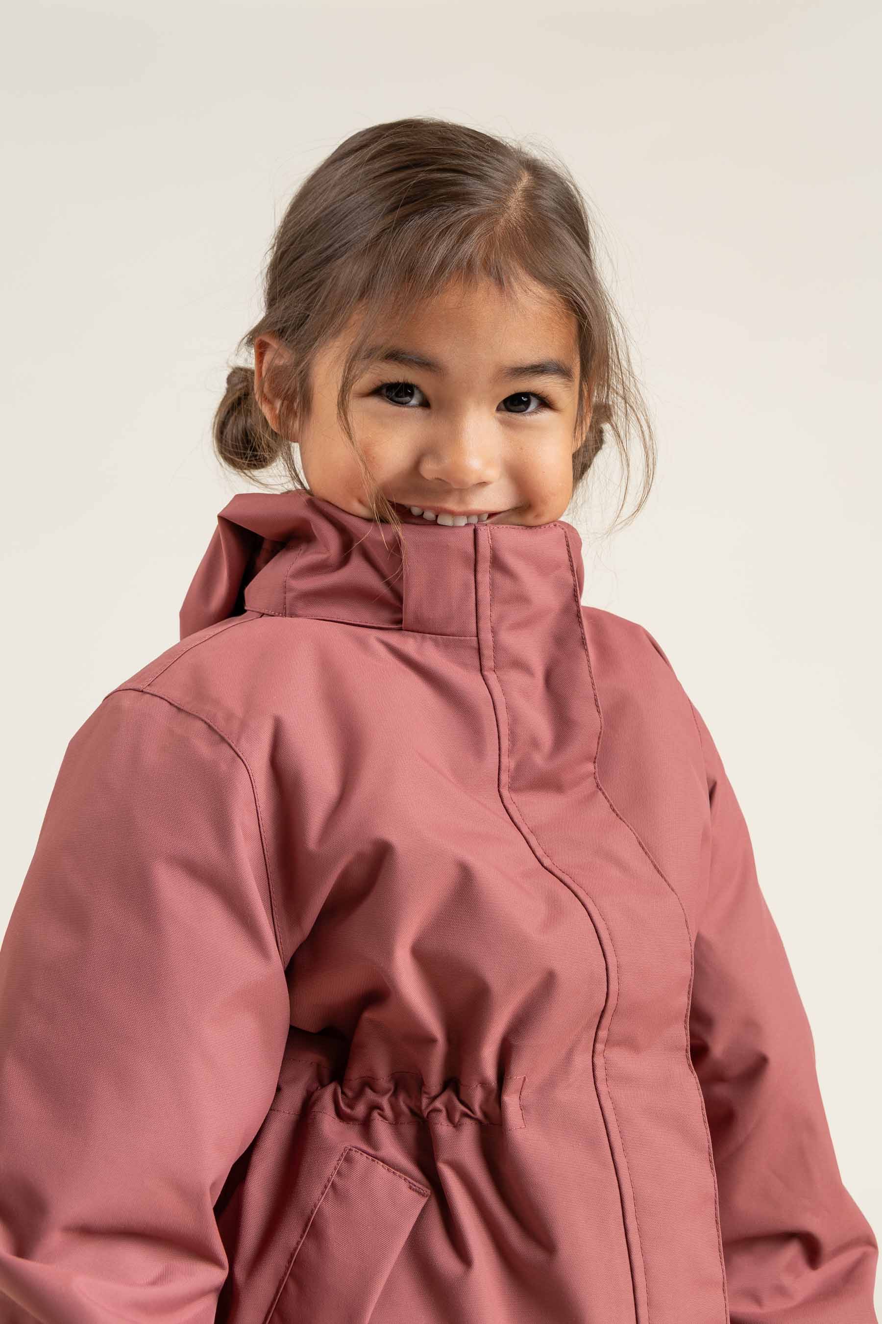 Shell Jacke mit Kordelzug - Kids - Vintage Red | 100495 Lucy