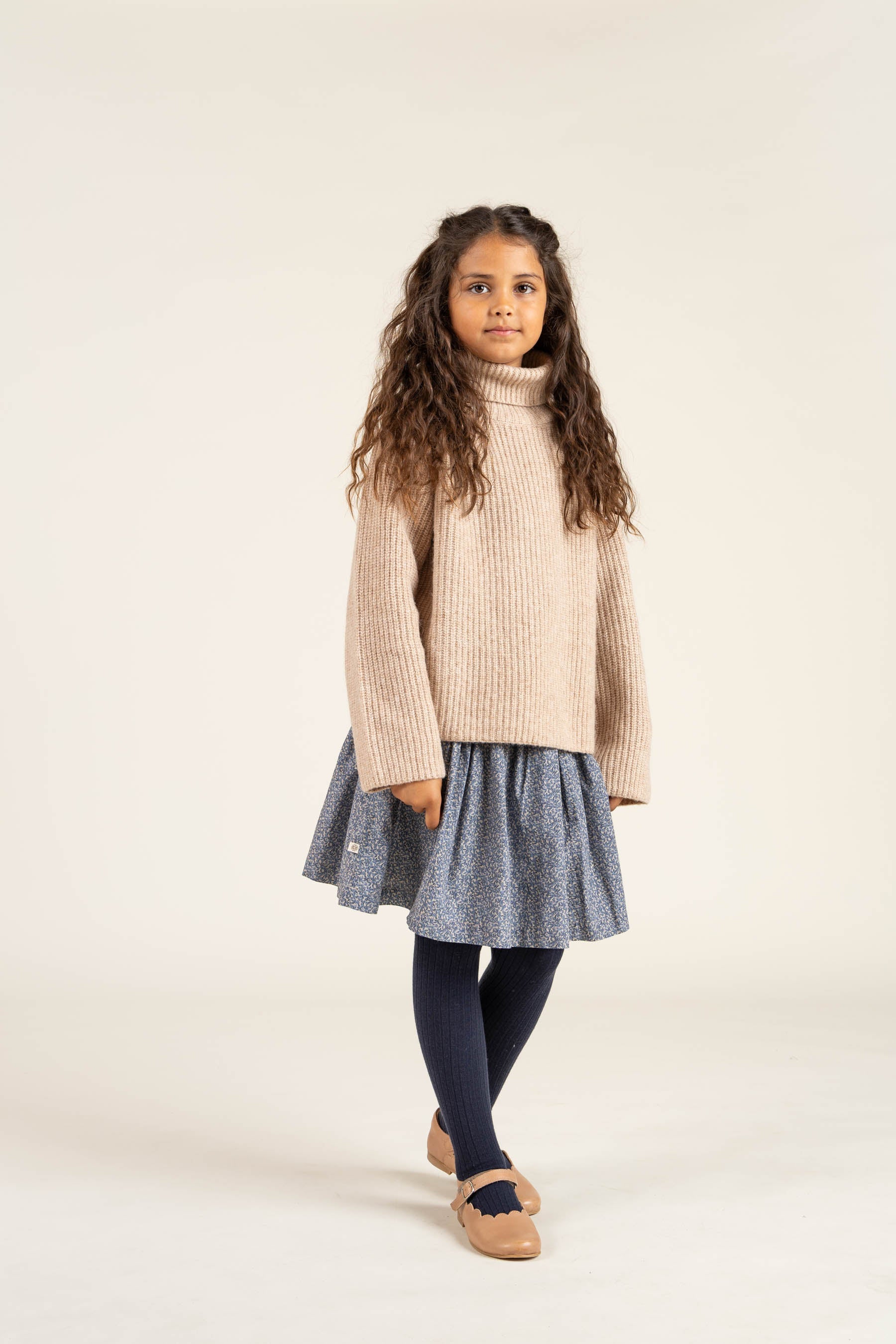 Woll Mix-Pullover - All - Beige Melange | 100759 Grace