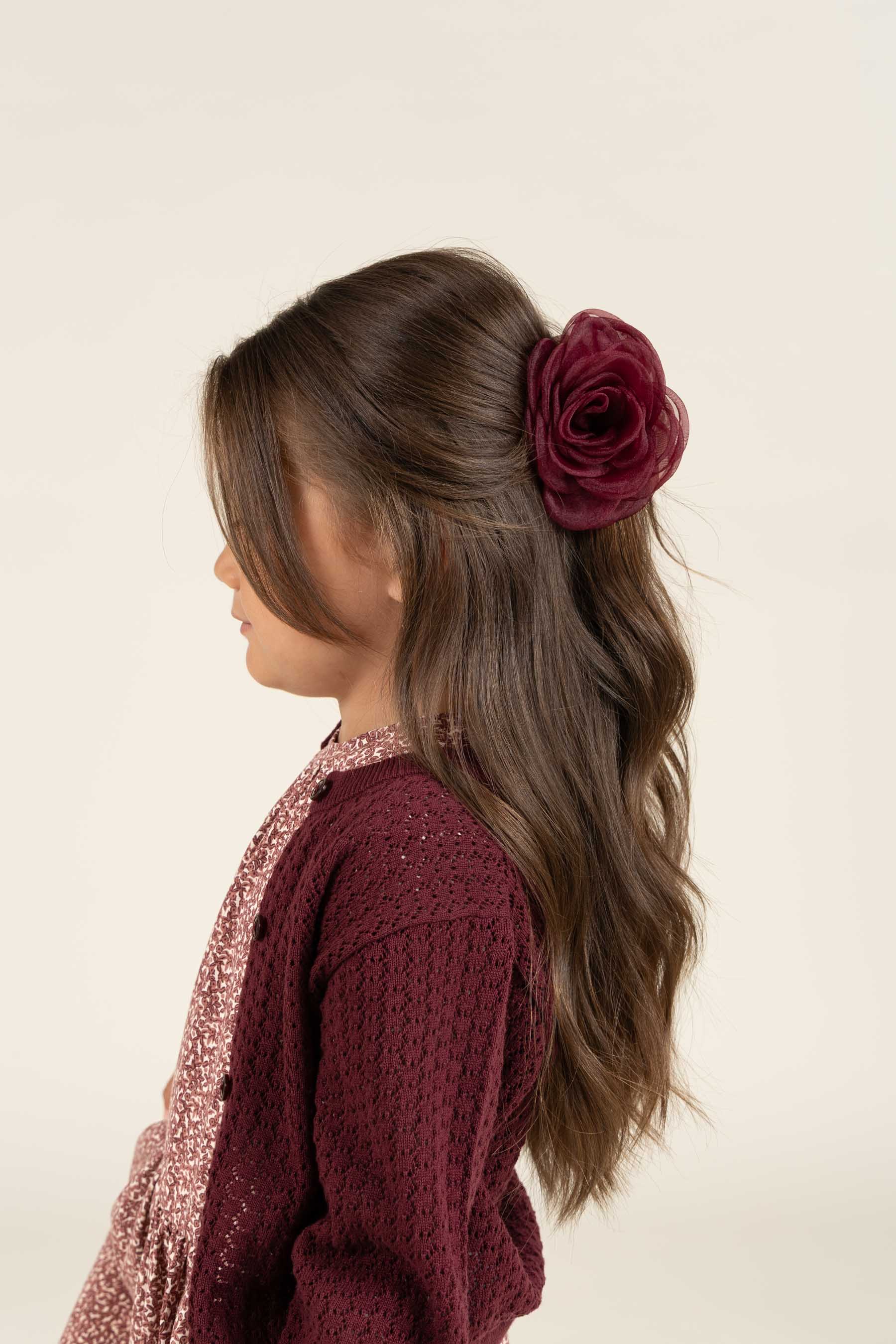 Rosen-Haarspange - All - Burgundy | 100709 Rosie