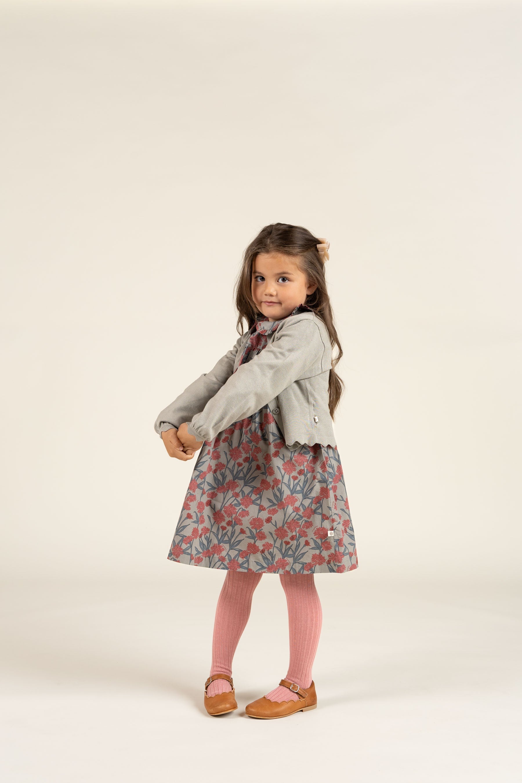 Strickjacke - Kids - Dusty Green | 100830 Nicole