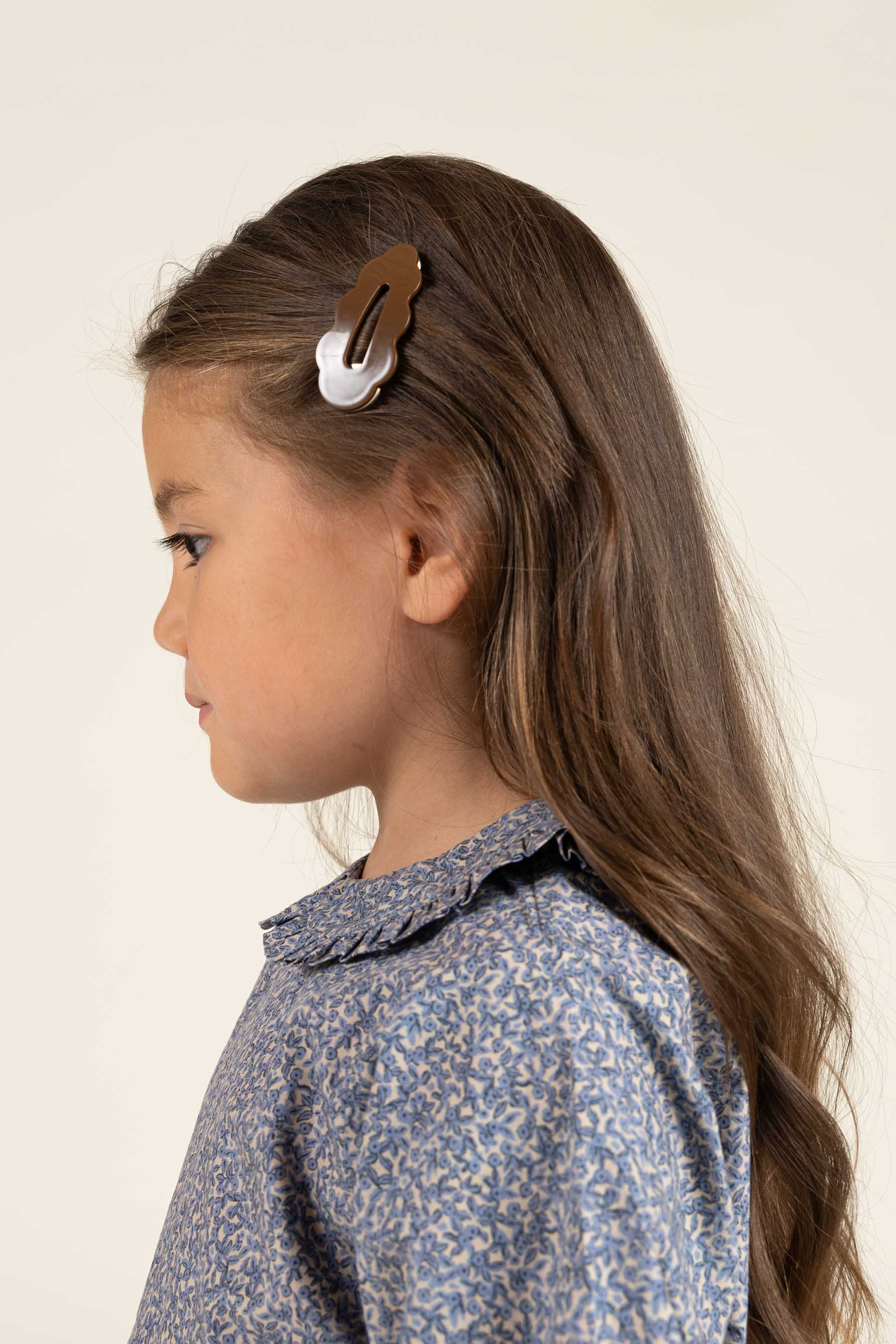 Set Klick- Haarspange & Haarklammer - All - Chocolate | 100886 Cille