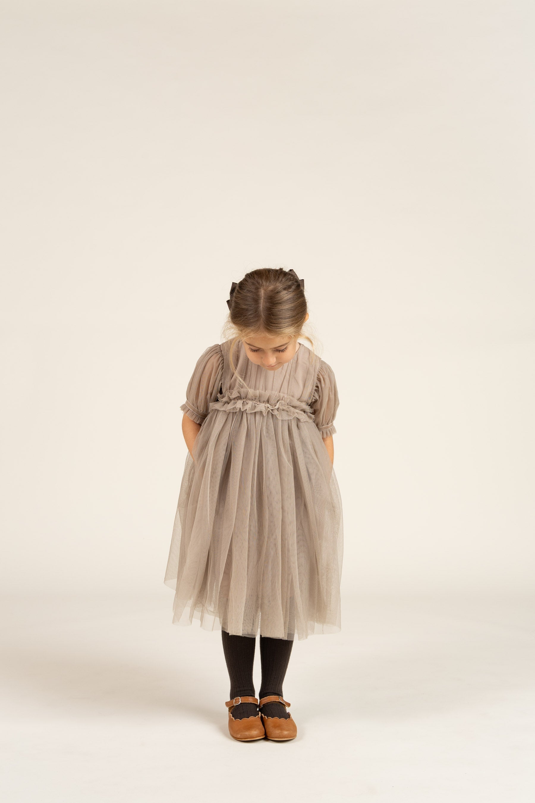 Tüllkleid - All - Caffe Latte | 100672 Mille