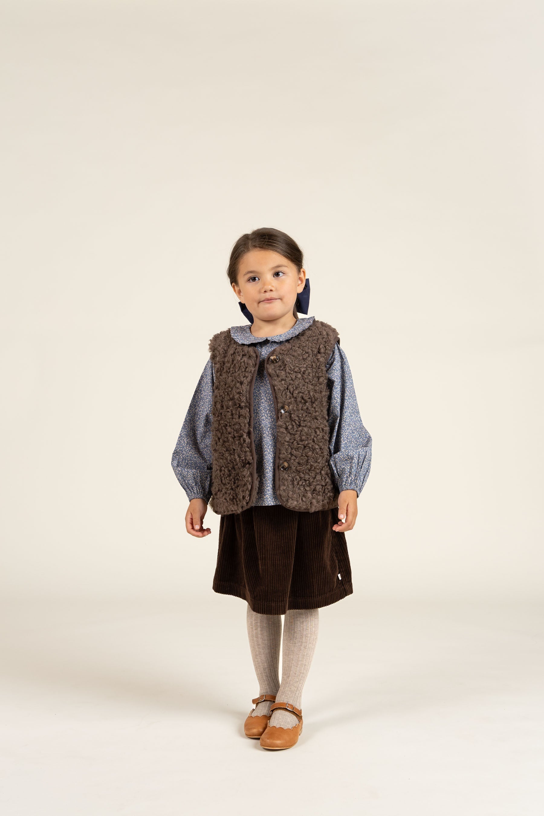 Teddy-Weste - Kids - Chocolate | 100552 Ellie