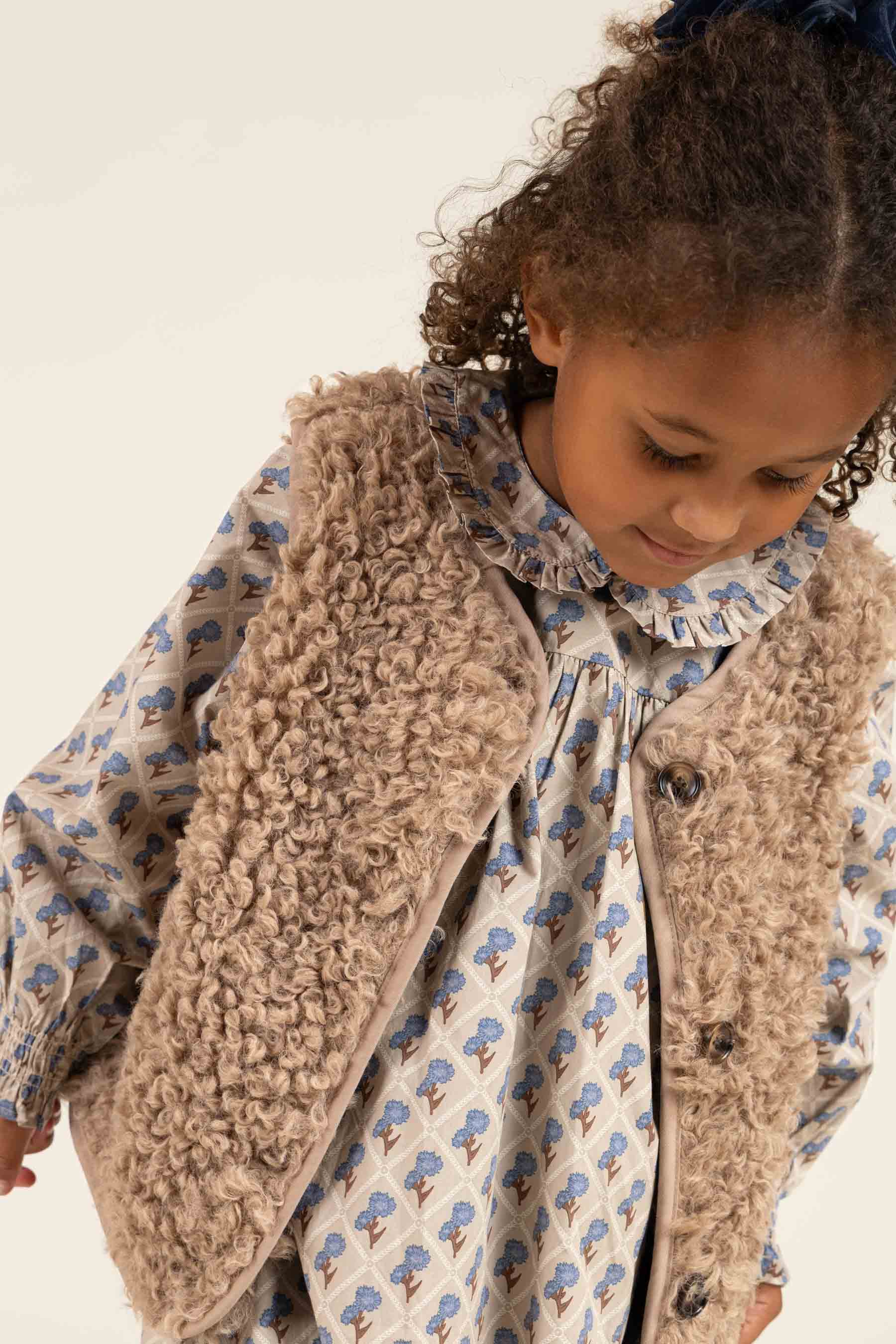 Teddy-Weste - Kids - Caffe Latte | 100550 Ellie