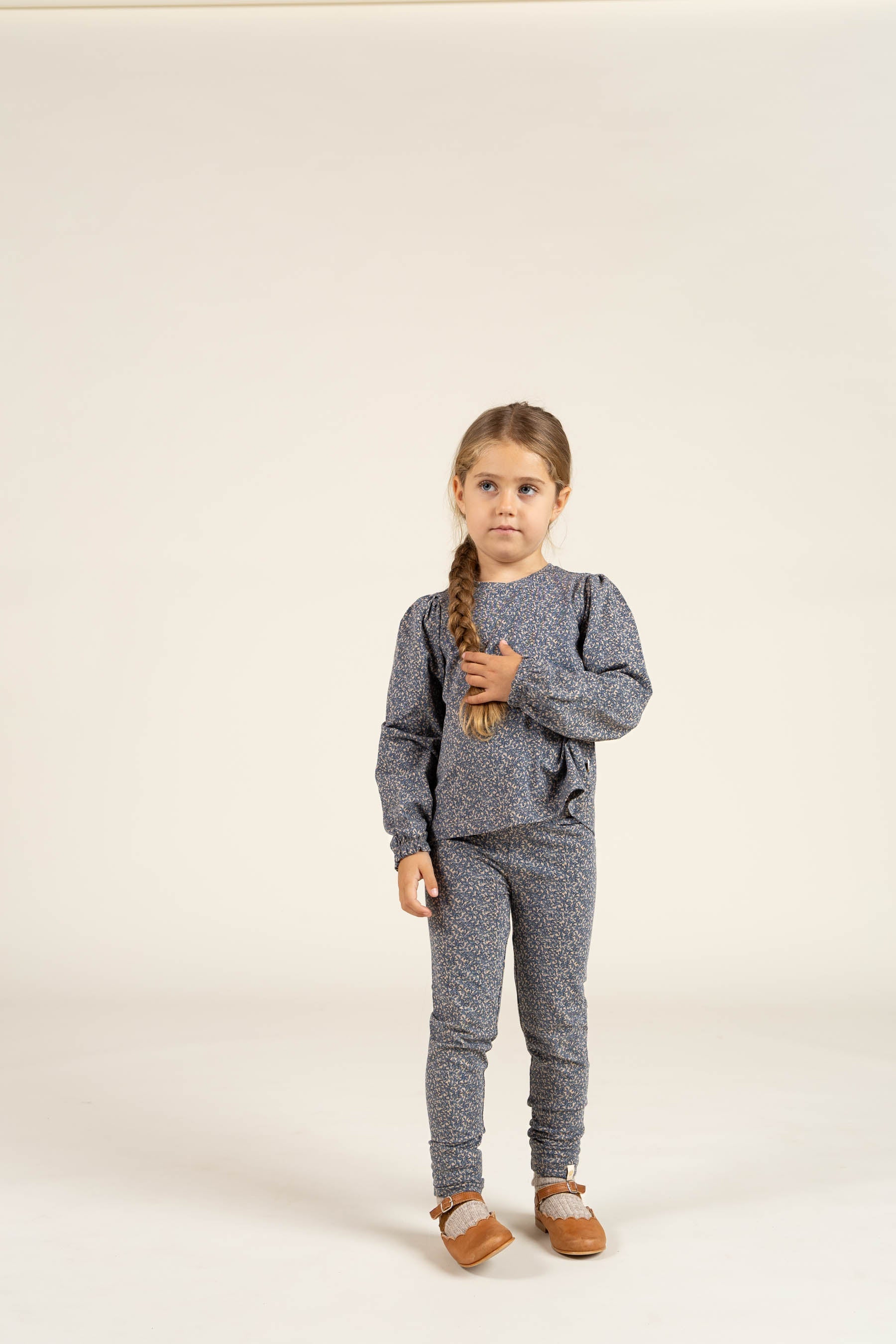 Bedruckte Jersey-Leggings - Kids - Blue | 100768 Ada