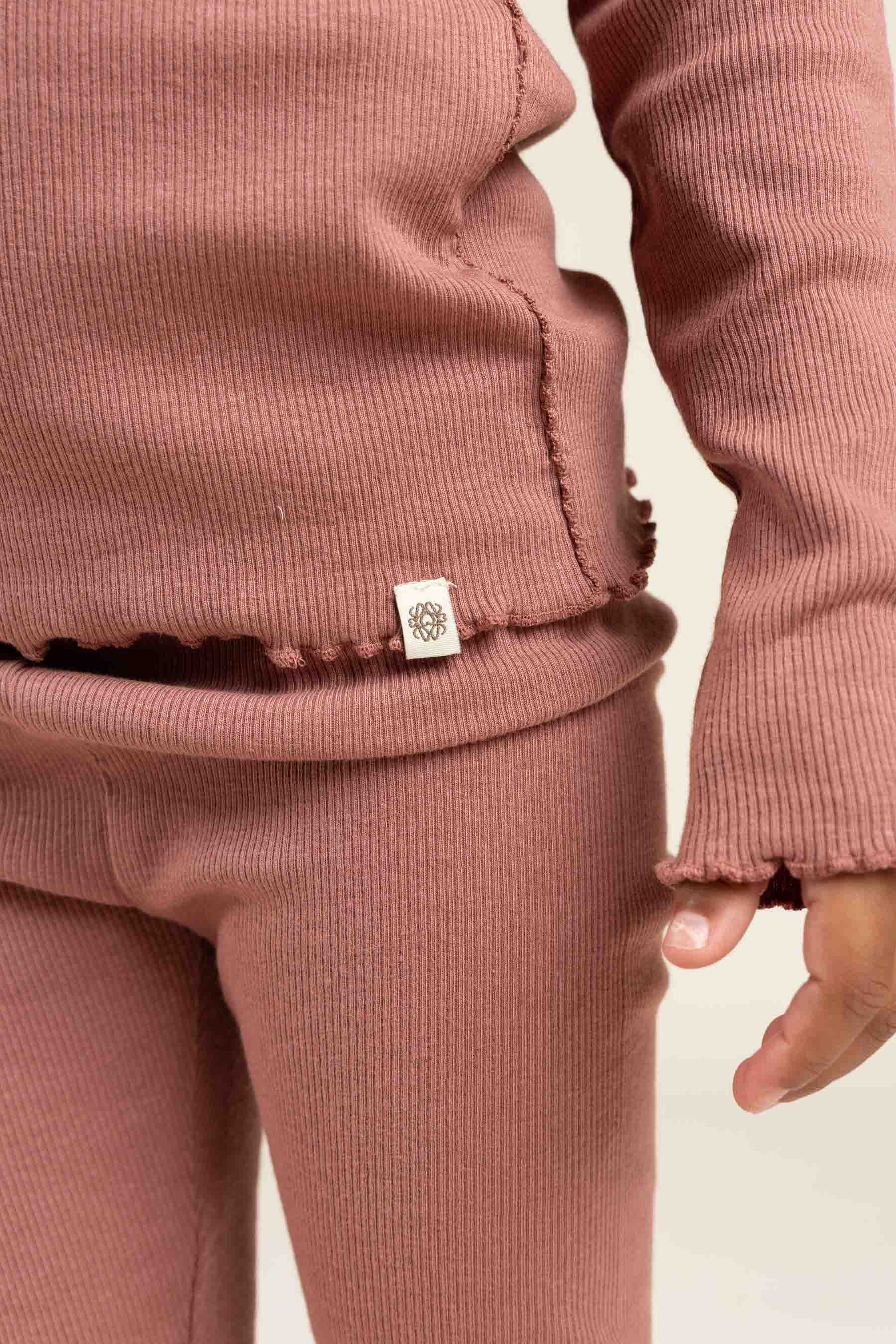 Leggings aus Modalripp - Kids - Old Rose | 100586 Mia