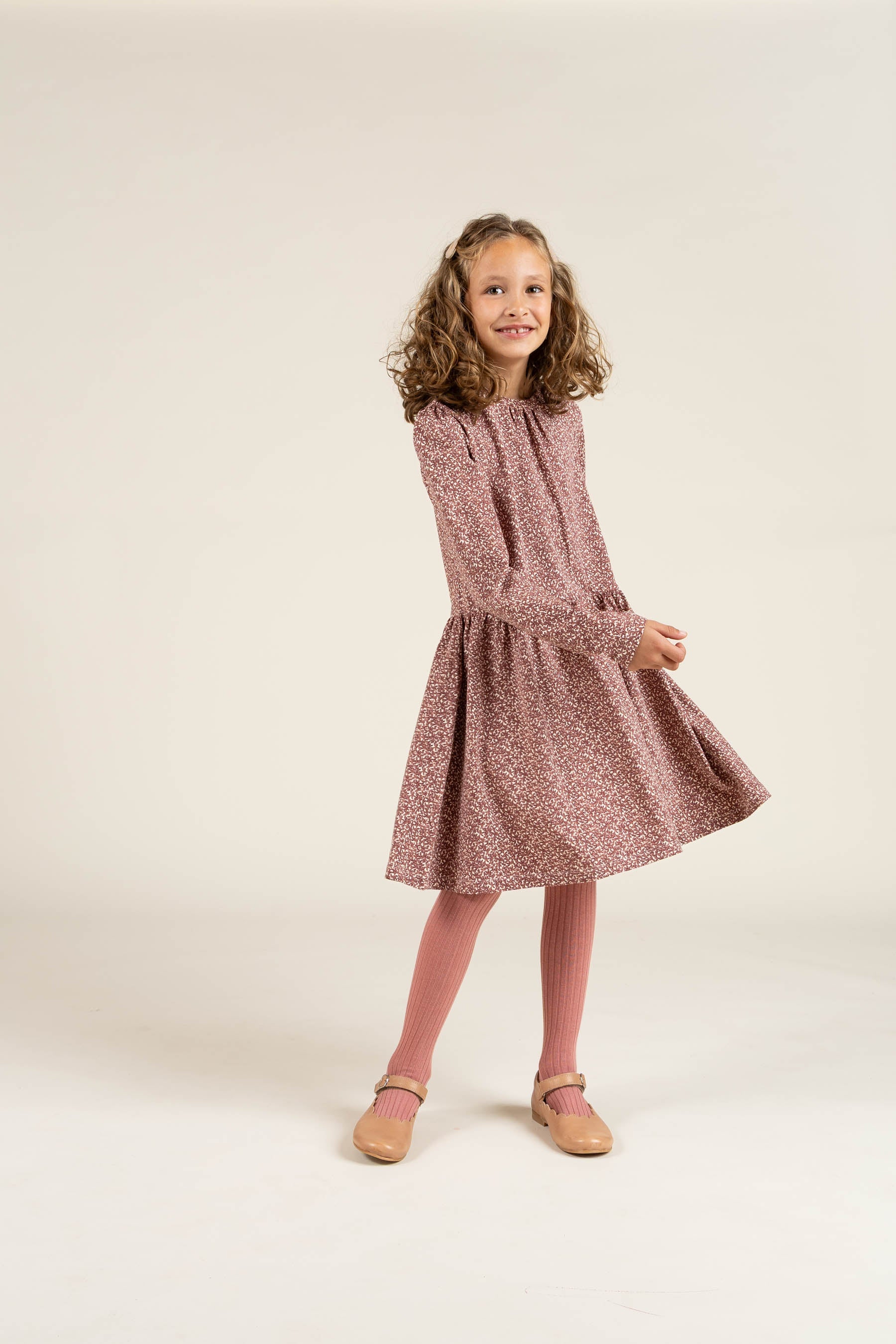 Bedrucktes Jersey-Kleid - Tween - Vintage Red | 100763 Ada