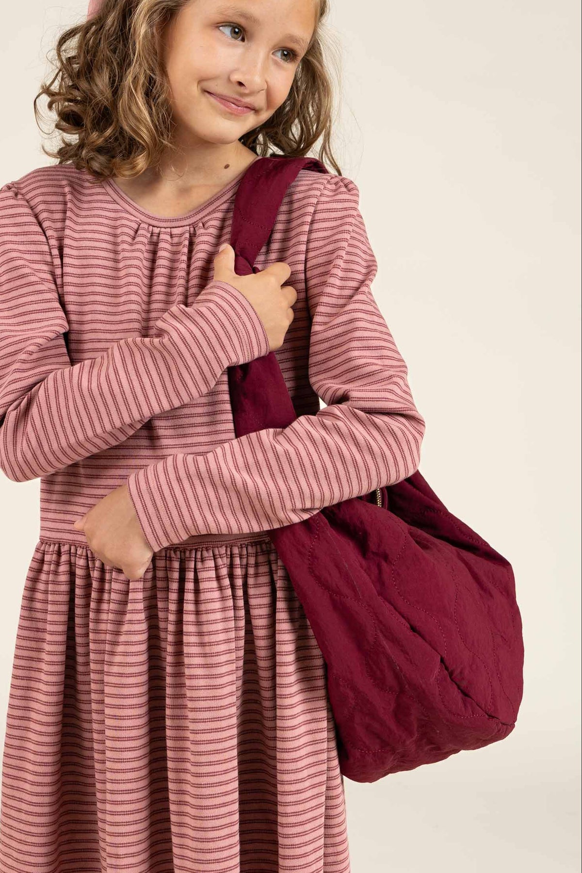 Gesteppte Gürteltasche - All - Burgundy | 100738 Bella