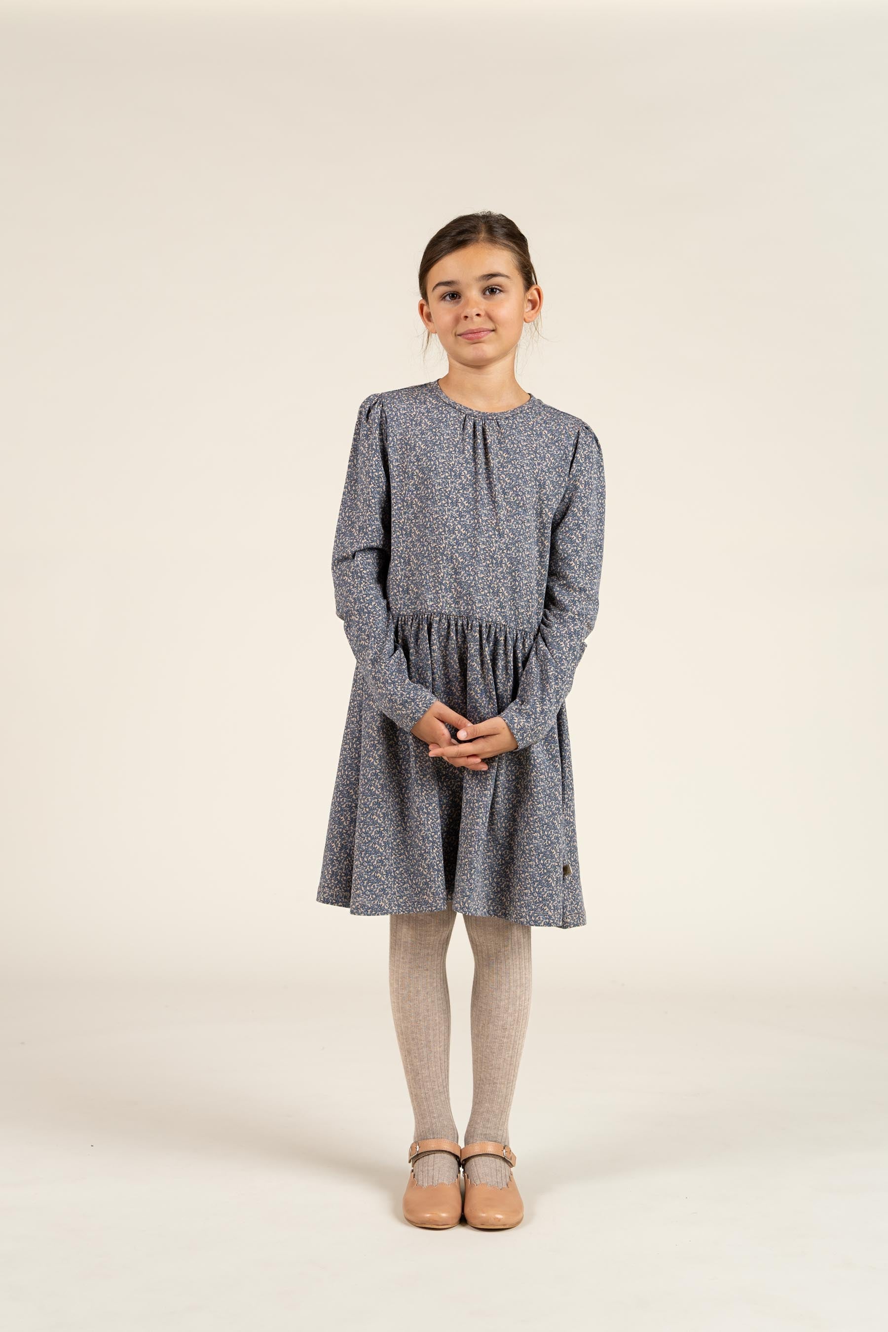 Bedrucktes Jersey-Kleid - Tween - Blue | 100765 Ada