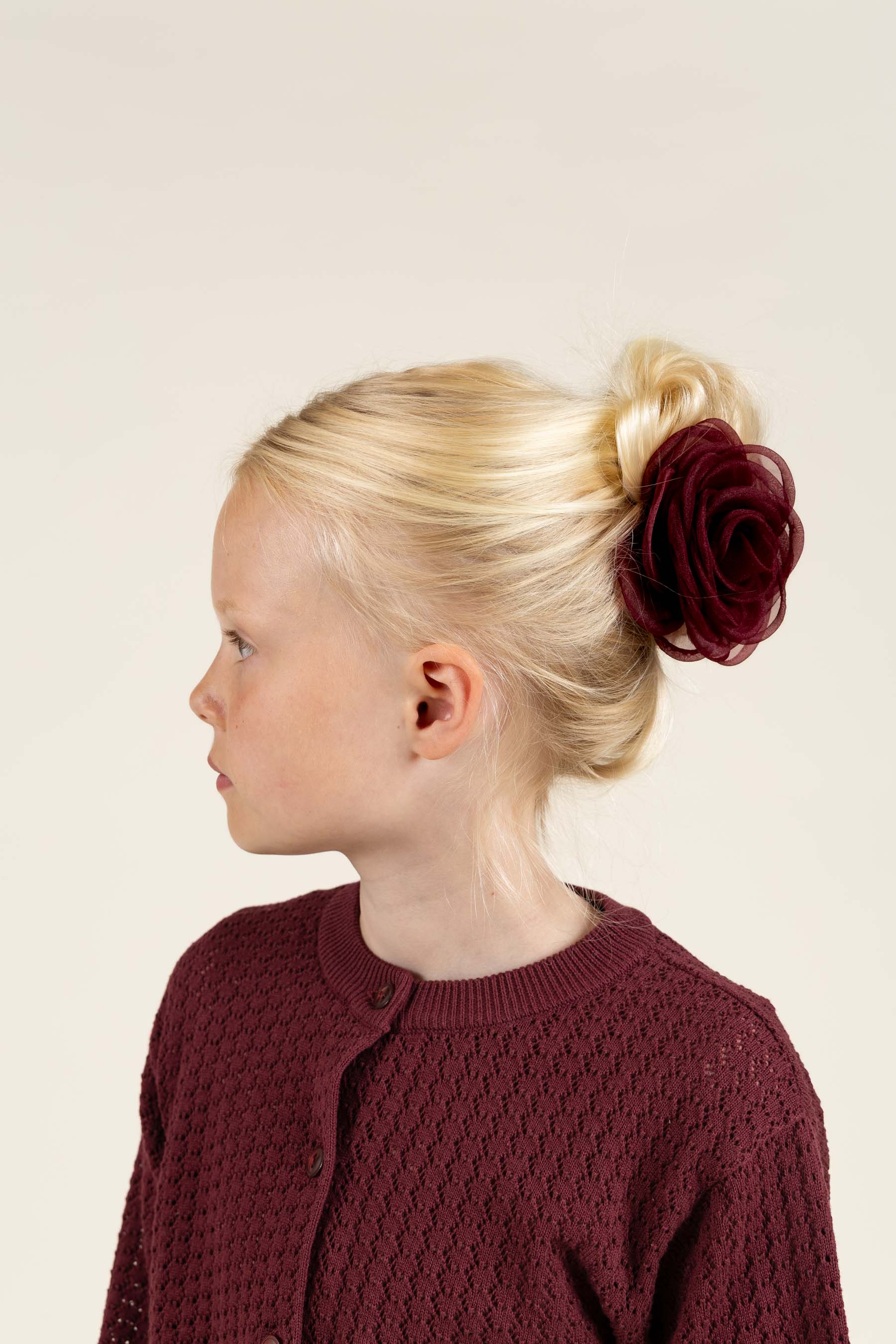 Rosen-Haarspange - All - Burgundy | 100709 Rosie