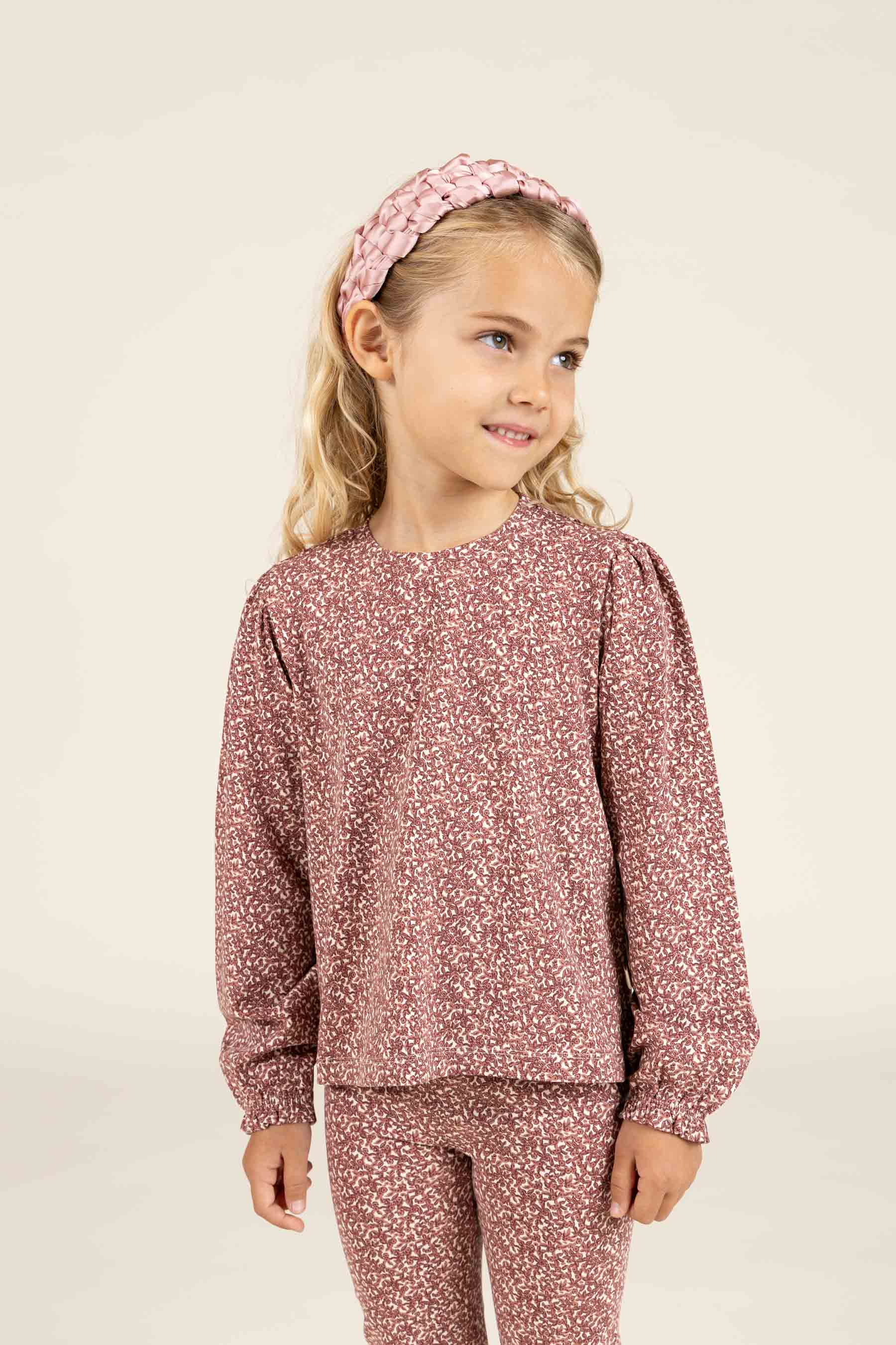 Bedruckte Jersey-Leggings - Kids - Vintage Red | 100766 Ada