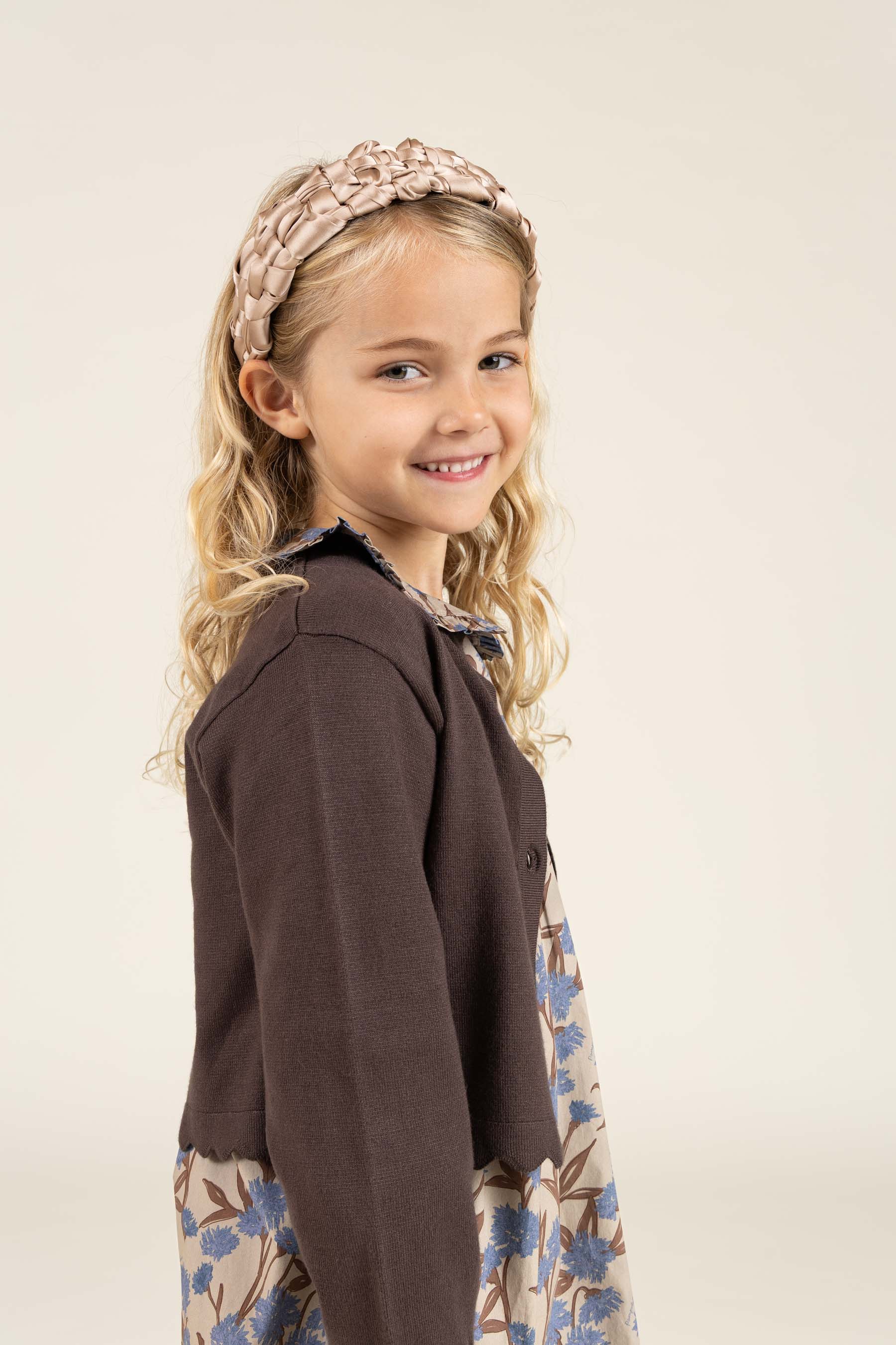 Strickjacke - Kids - Chocolate | 100826 Nicole