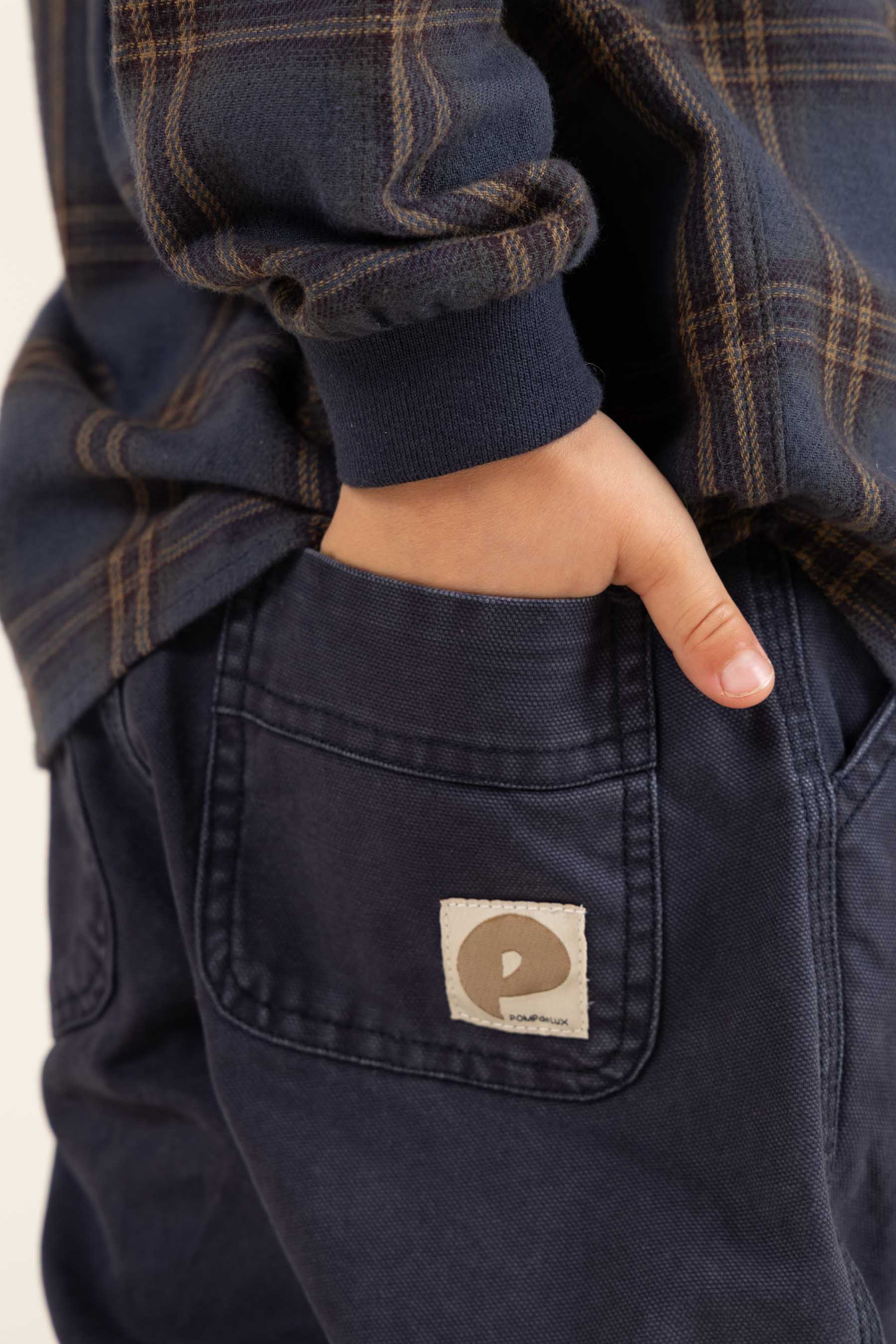 Canvas-Hose - Kids - Navy | 100116 Dereck