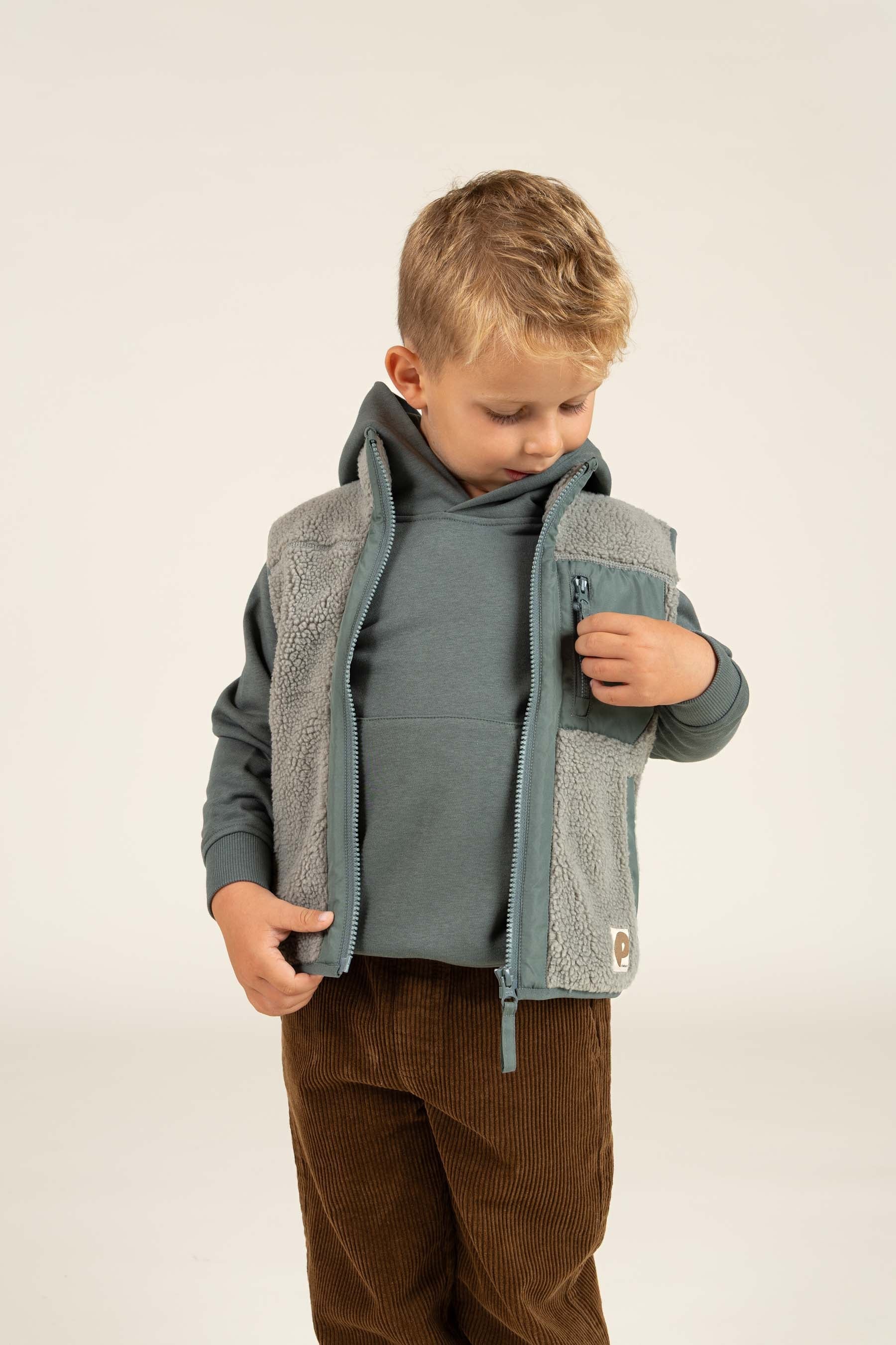 Klassischer Hoodie - Kids - Petrol | 100214 Felix